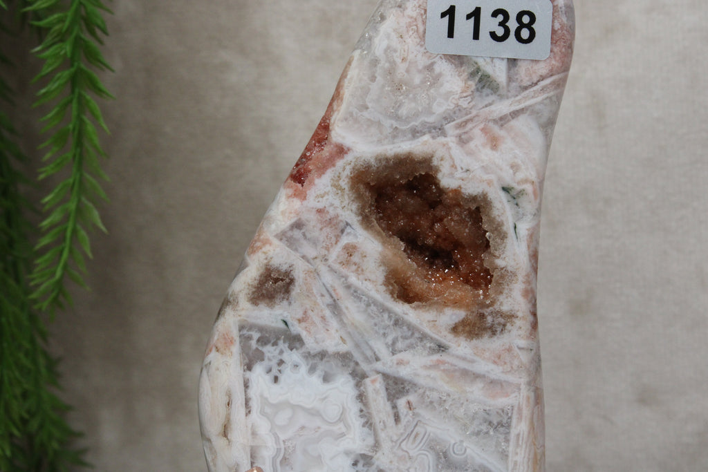 Roze amethist slab #1138