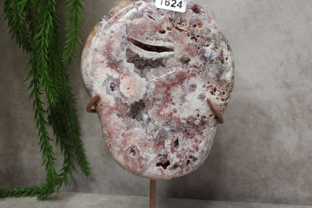 Roze amethist slab #1624