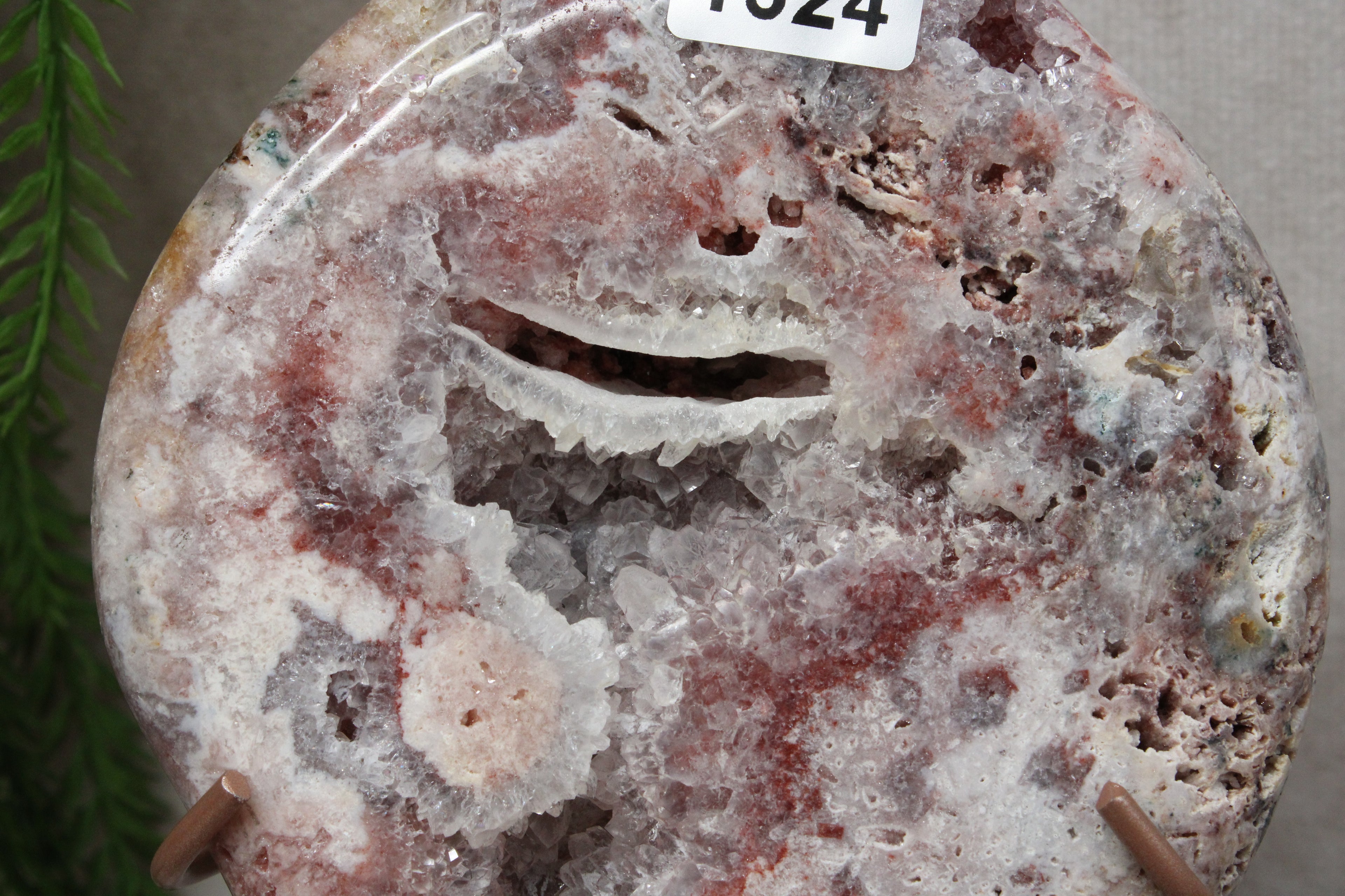 Roze amethist slab #1624