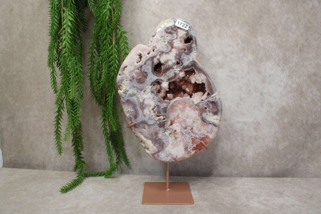 Roze amethist slab #1722