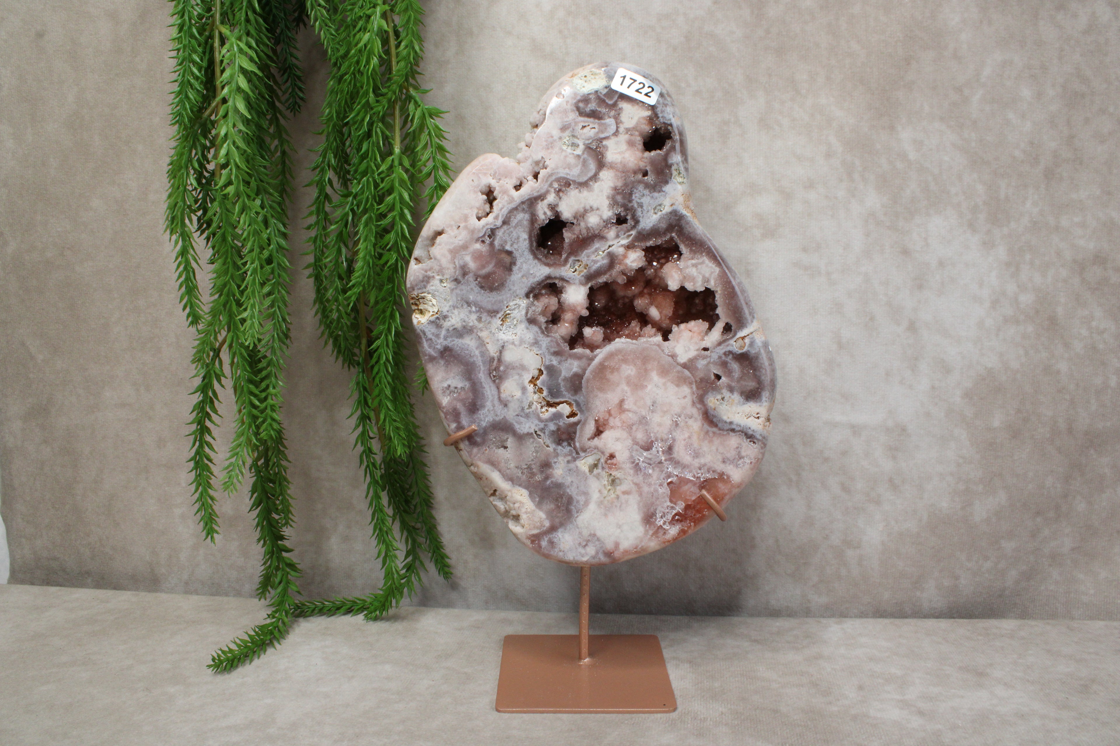 Roze amethist slab #1722