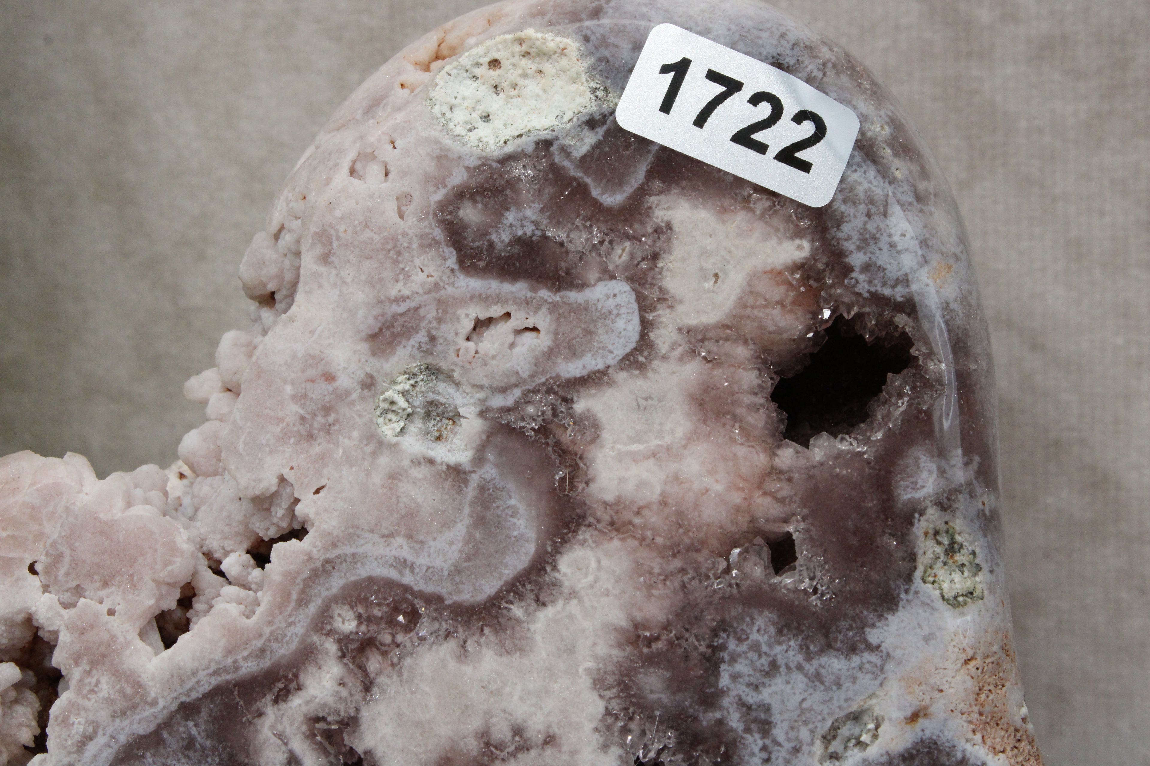 Roze amethist slab #1722