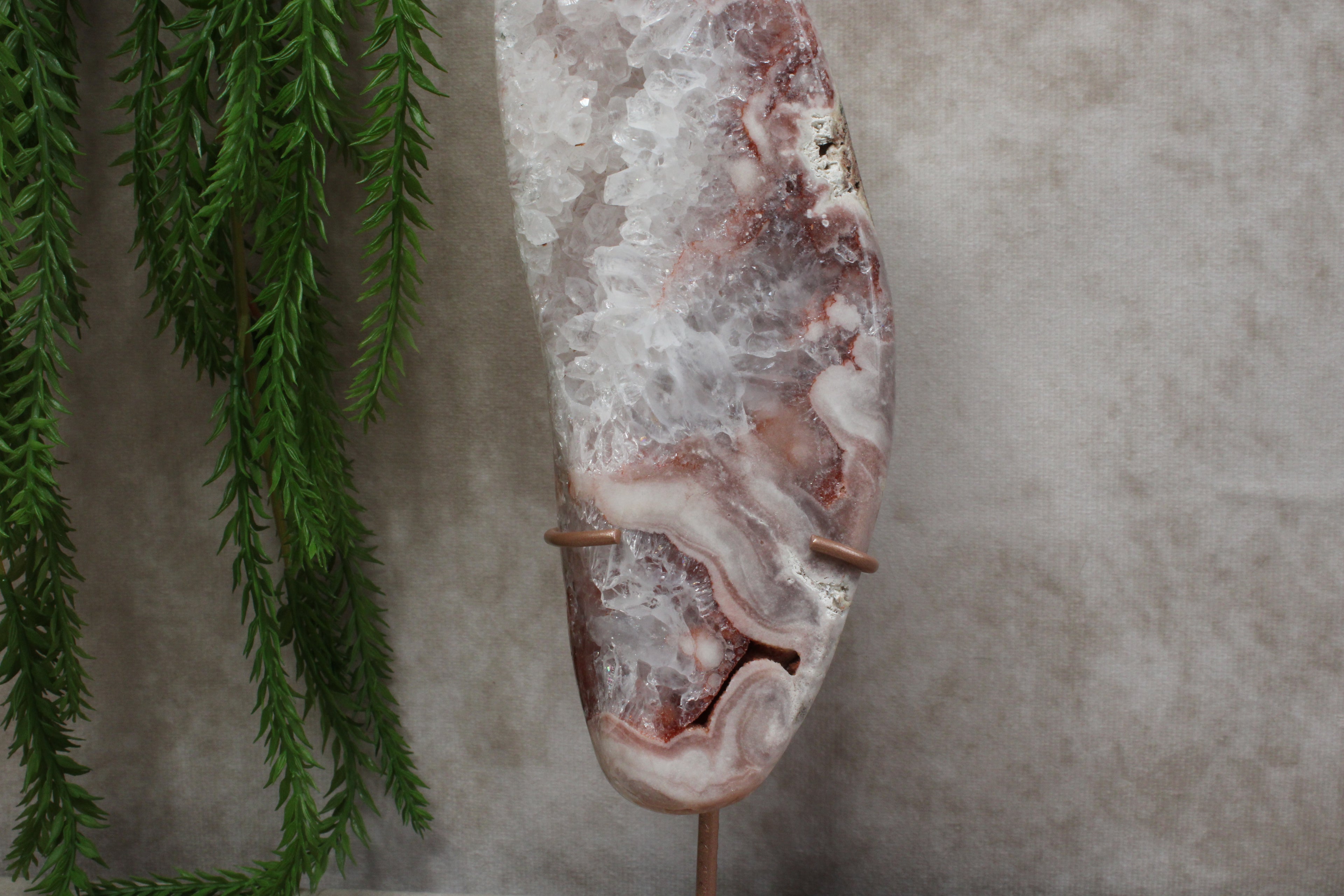 Roze amethist slab #1612