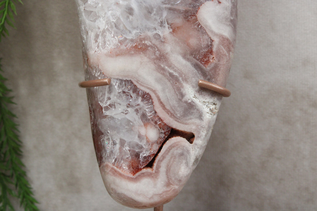 Roze amethist slab #1612