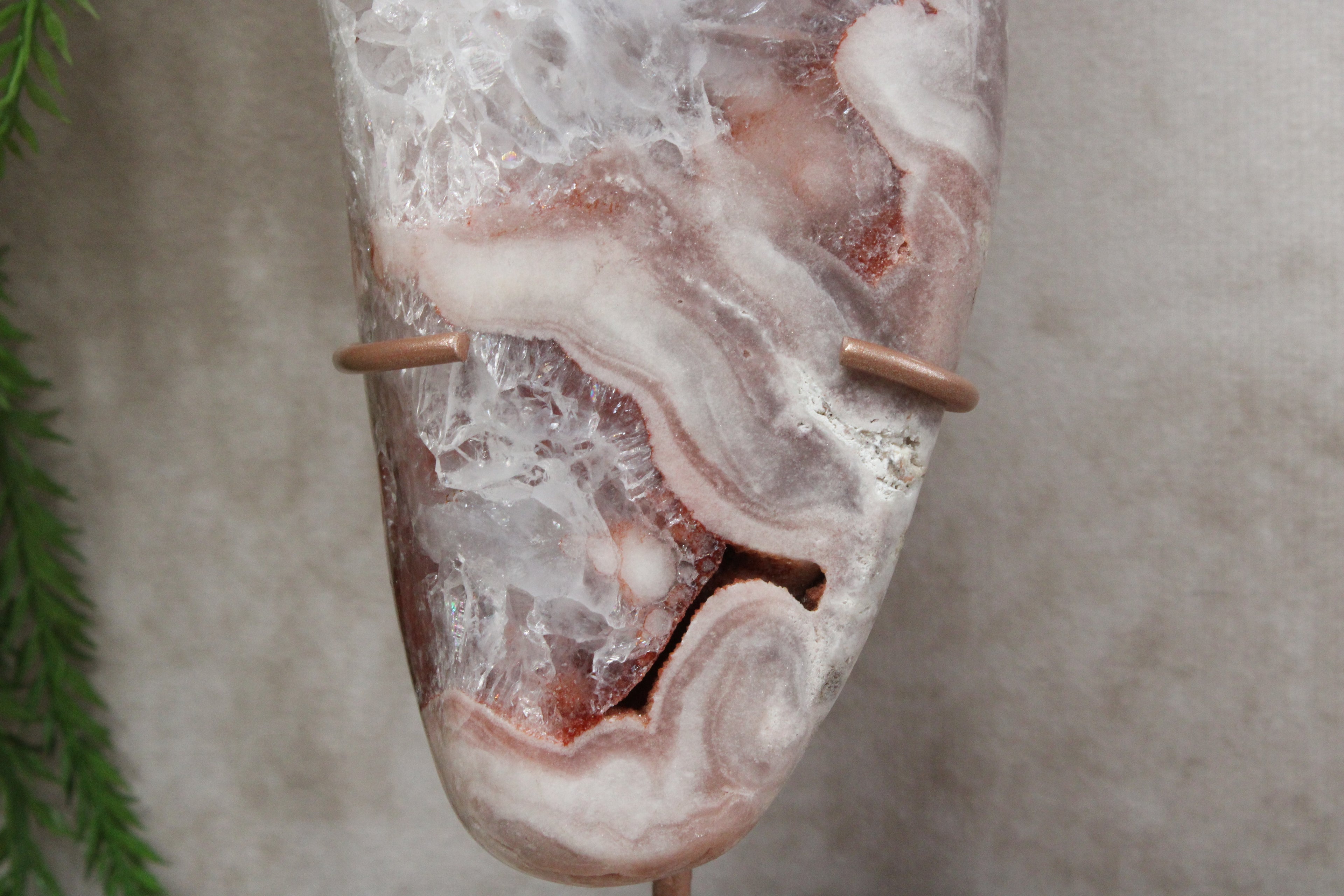 Roze amethist slab #1612