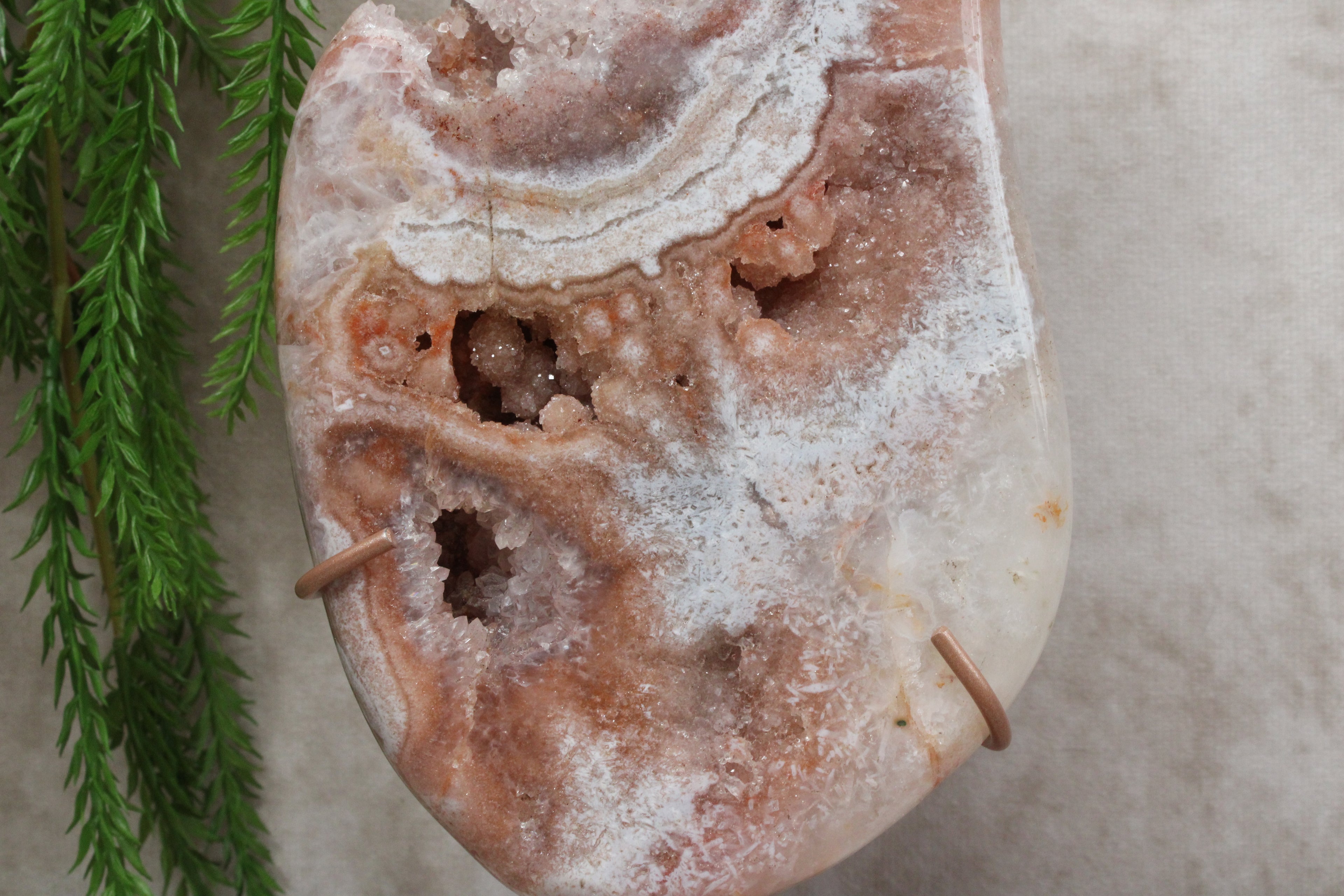 Roze amethist slab #1687