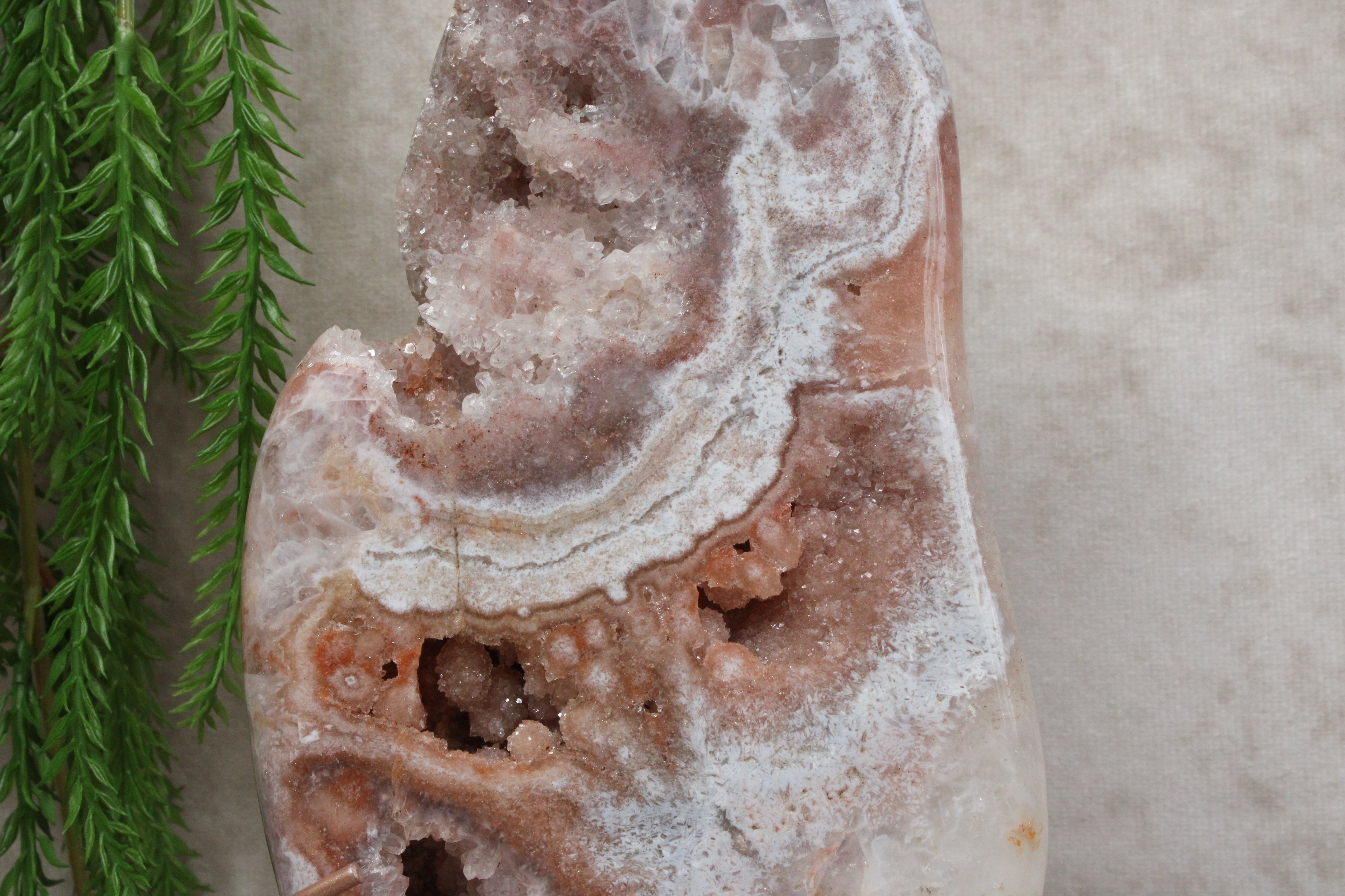 Roze amethist slab #1687