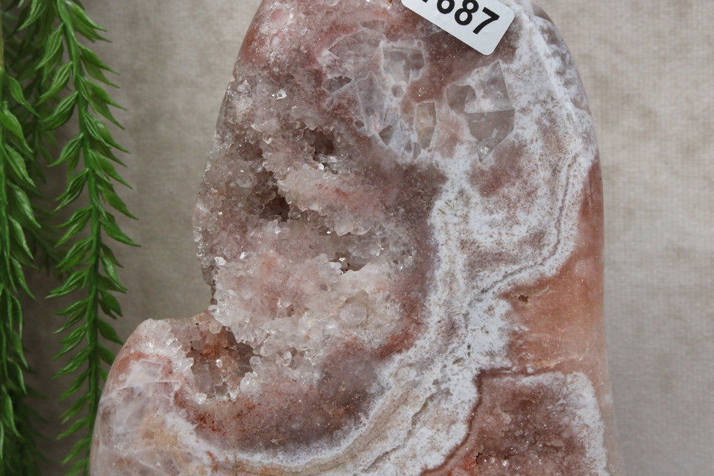 Roze amethist slab #1687