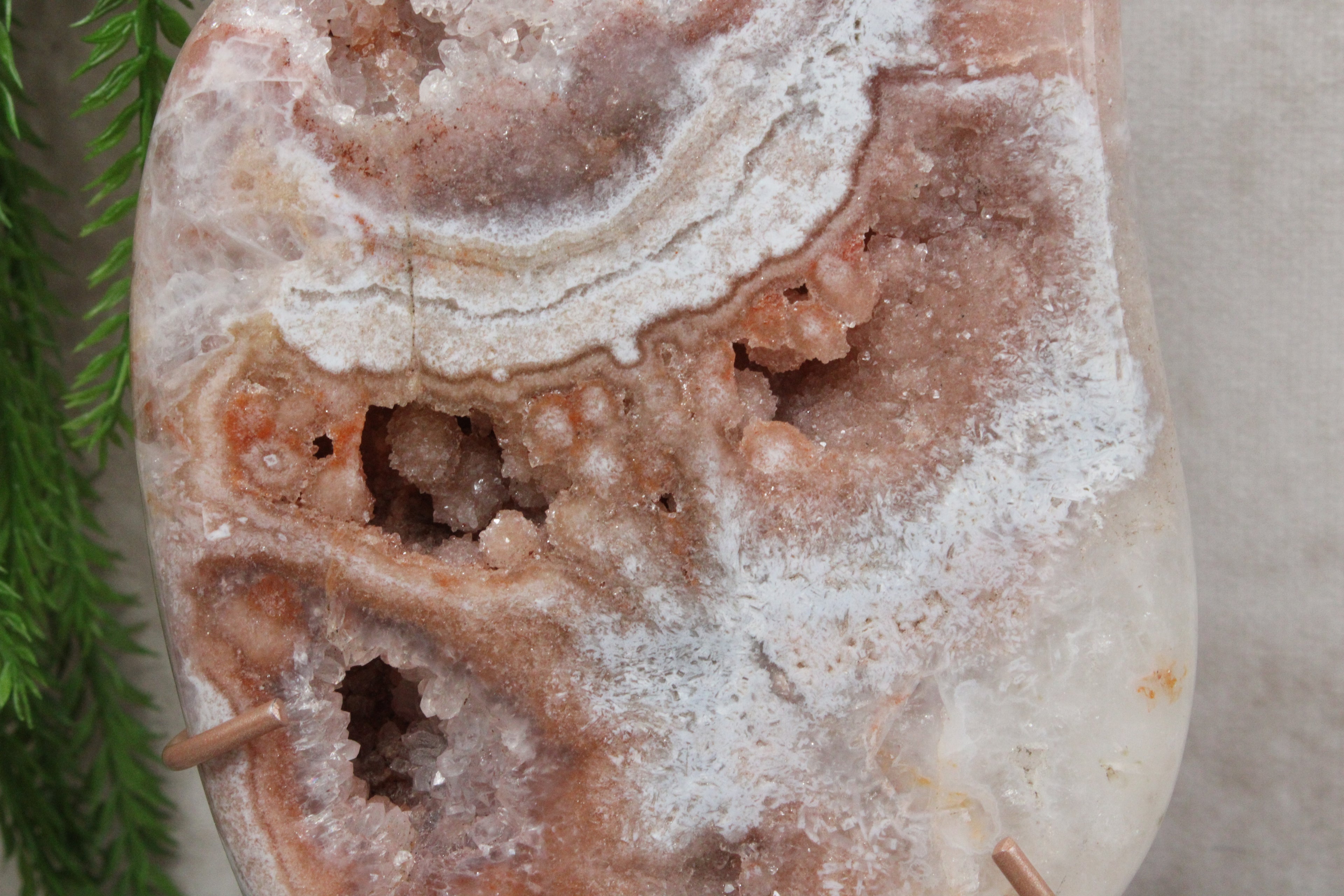 Roze amethist slab #1687