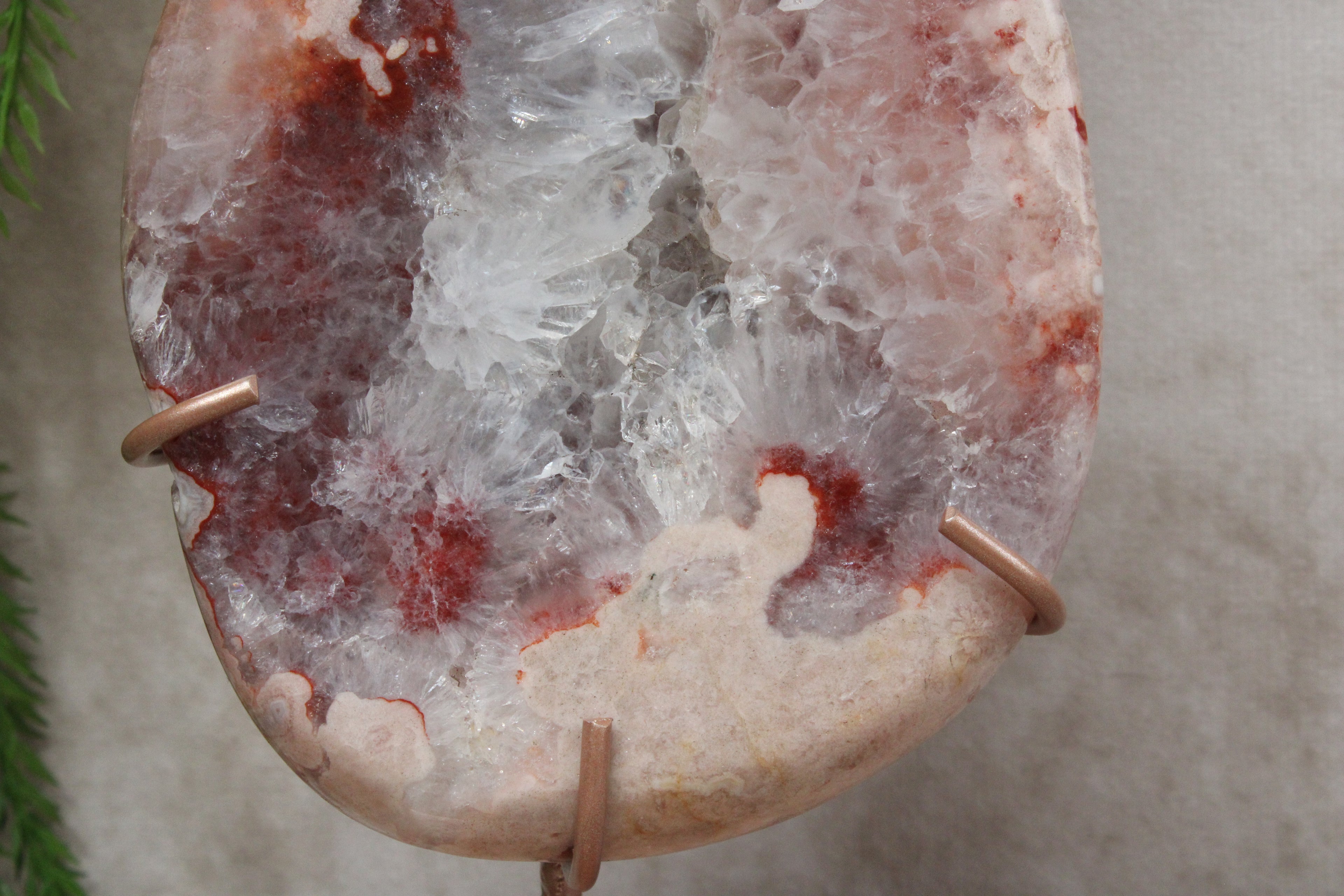 Roze amethist slab #1633