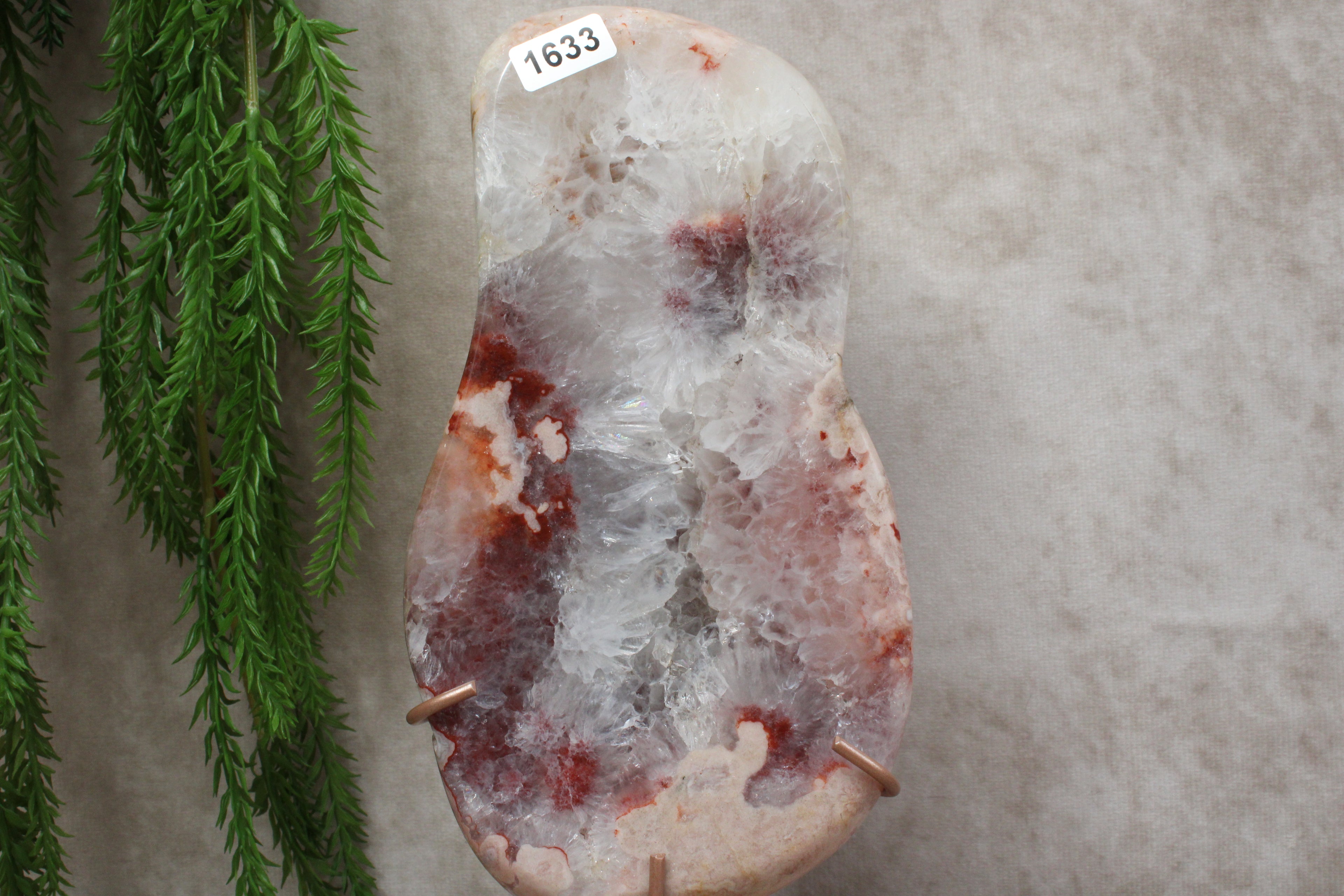 Roze amethist slab #1633