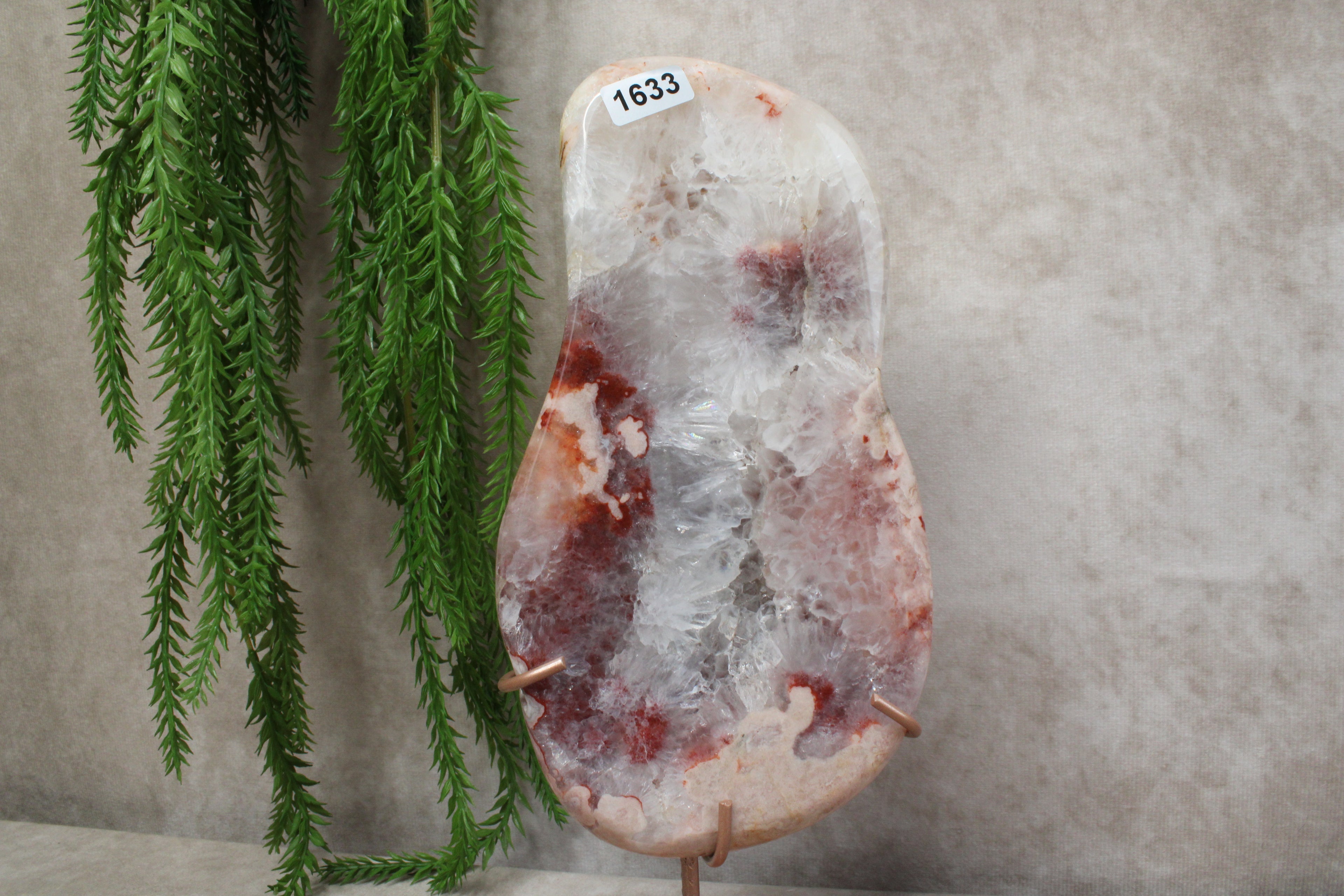 Roze amethist slab #1633