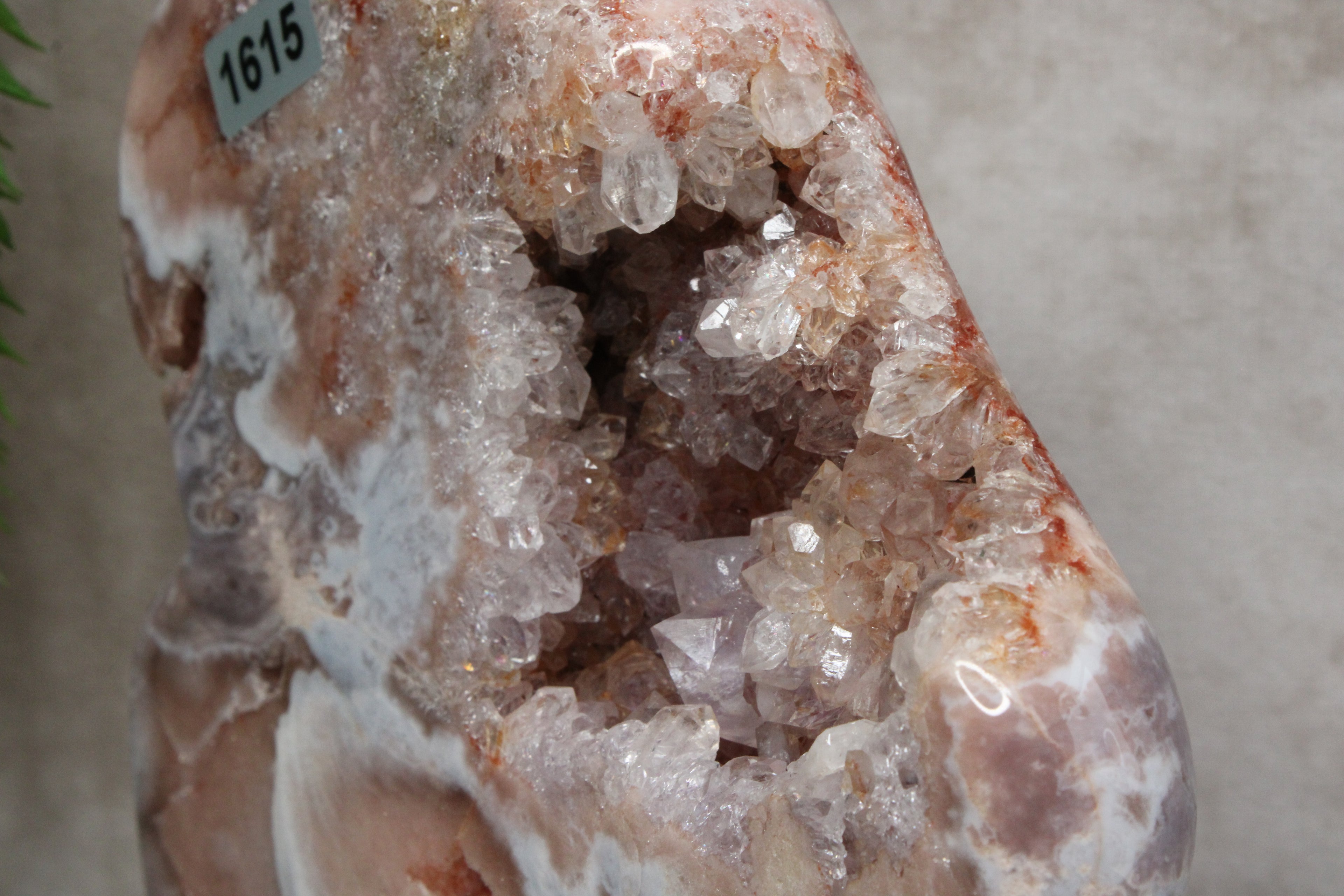 Roze amethist slab #1615