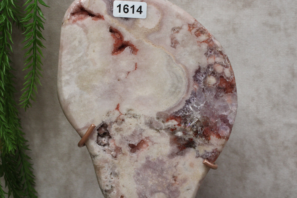 Roze amethist slab #1614