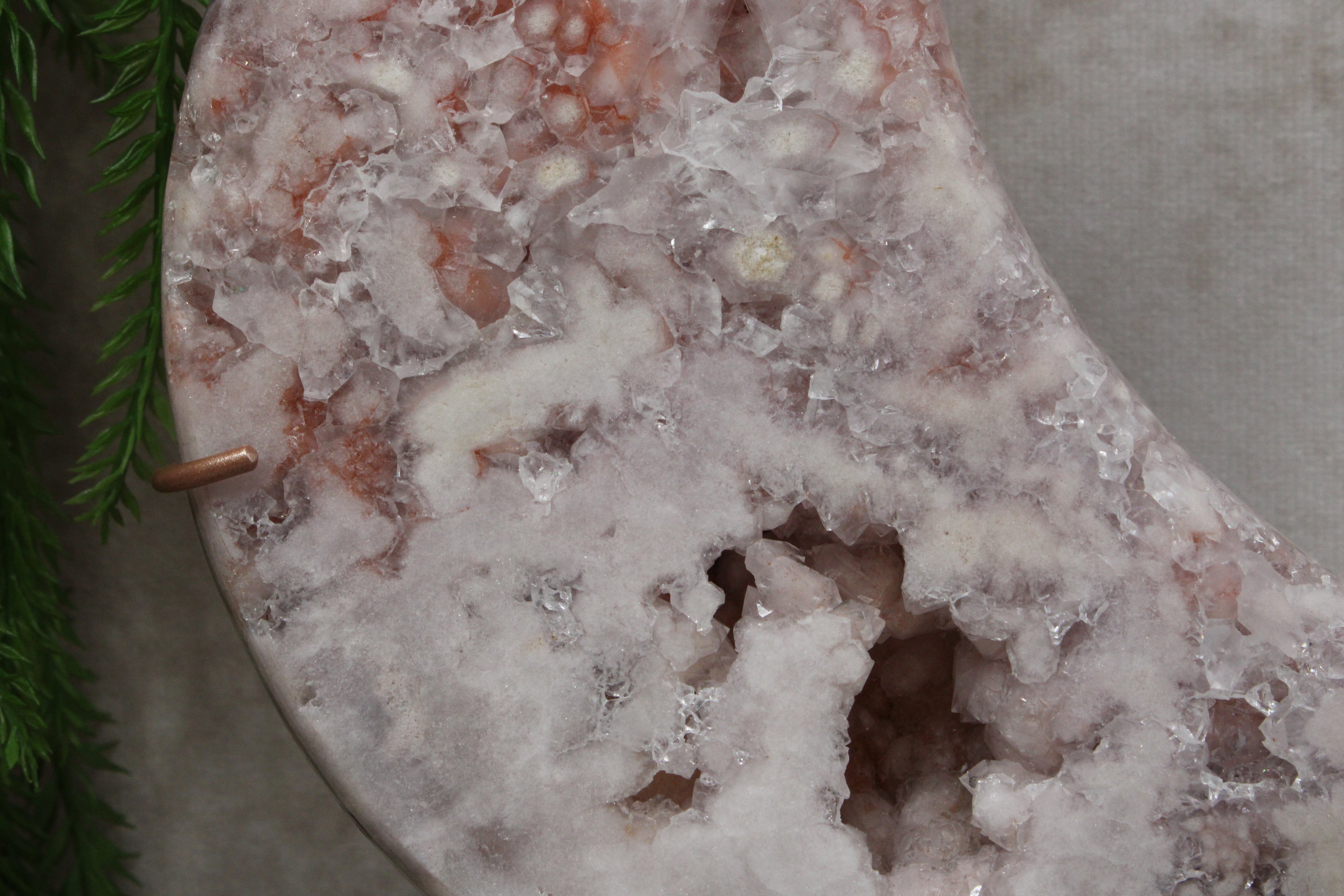 Roze amethist maan  #1647