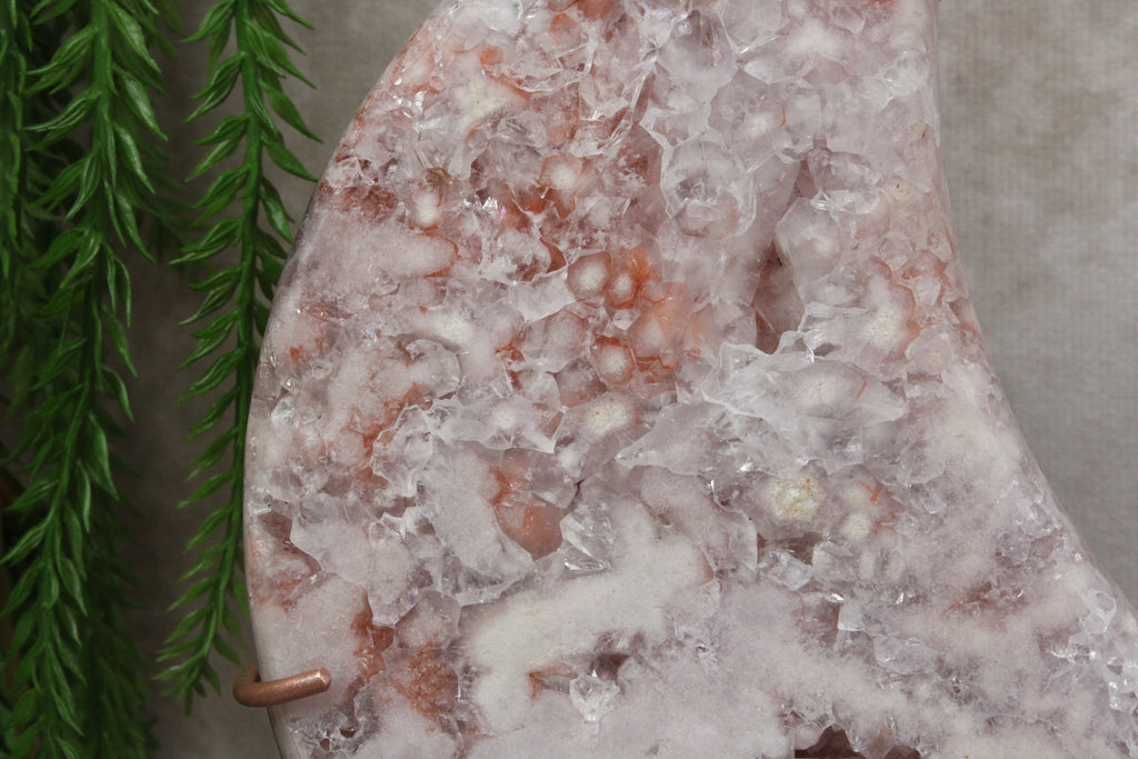 Roze amethist maan  #1647