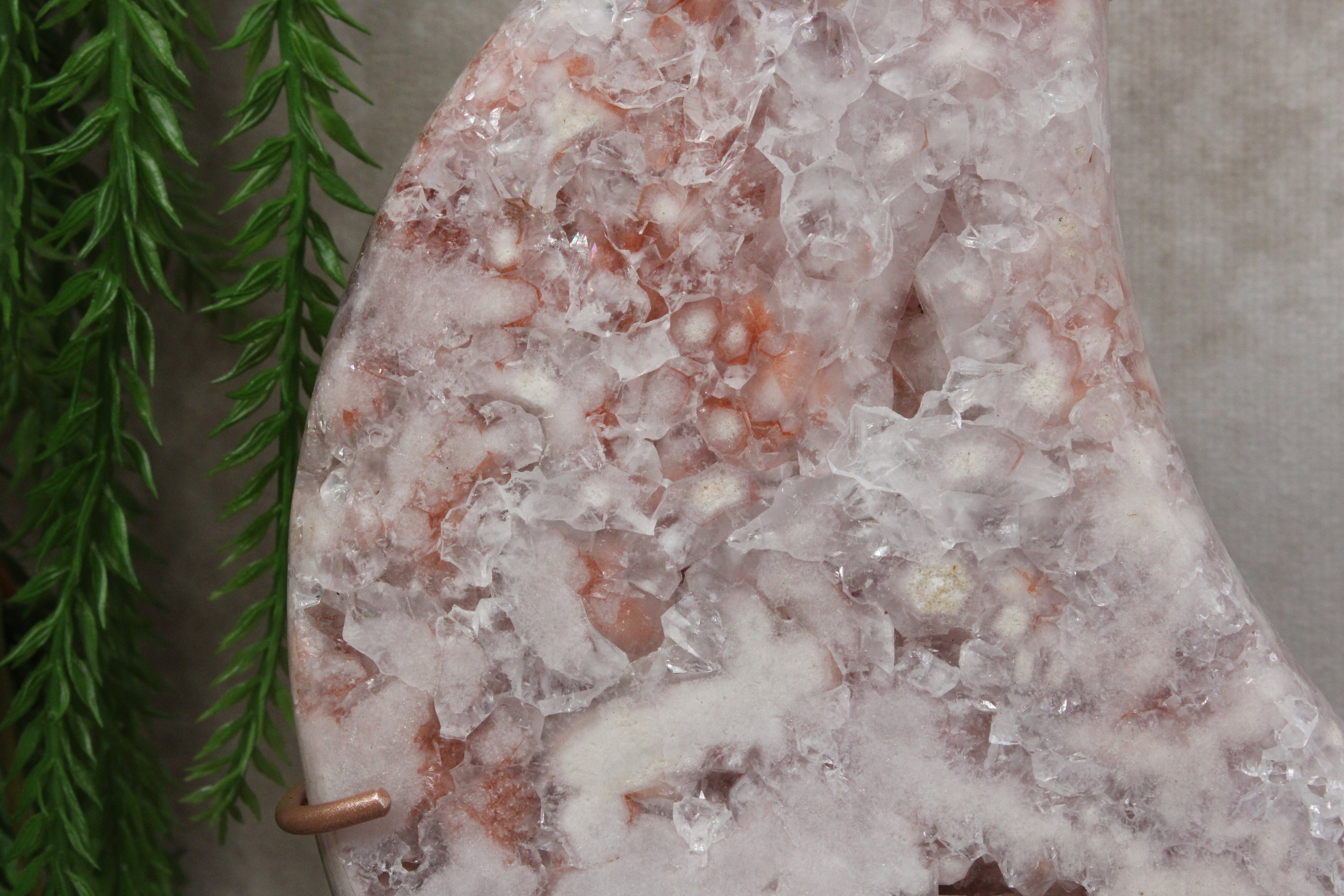 Roze amethist maan  #1647