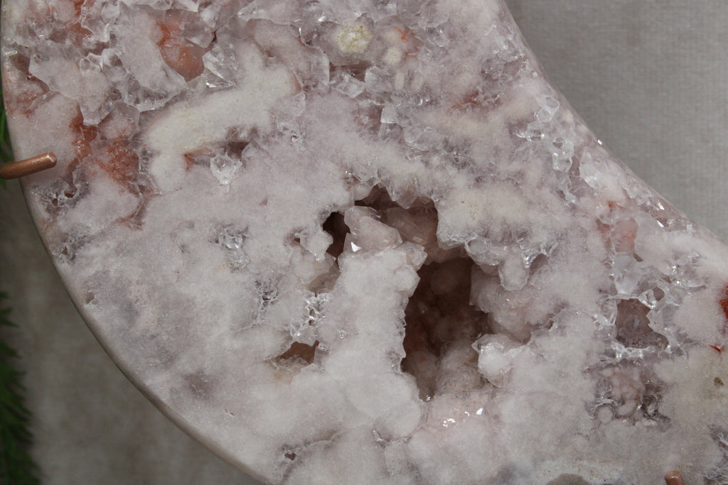 Roze amethist maan  #1647