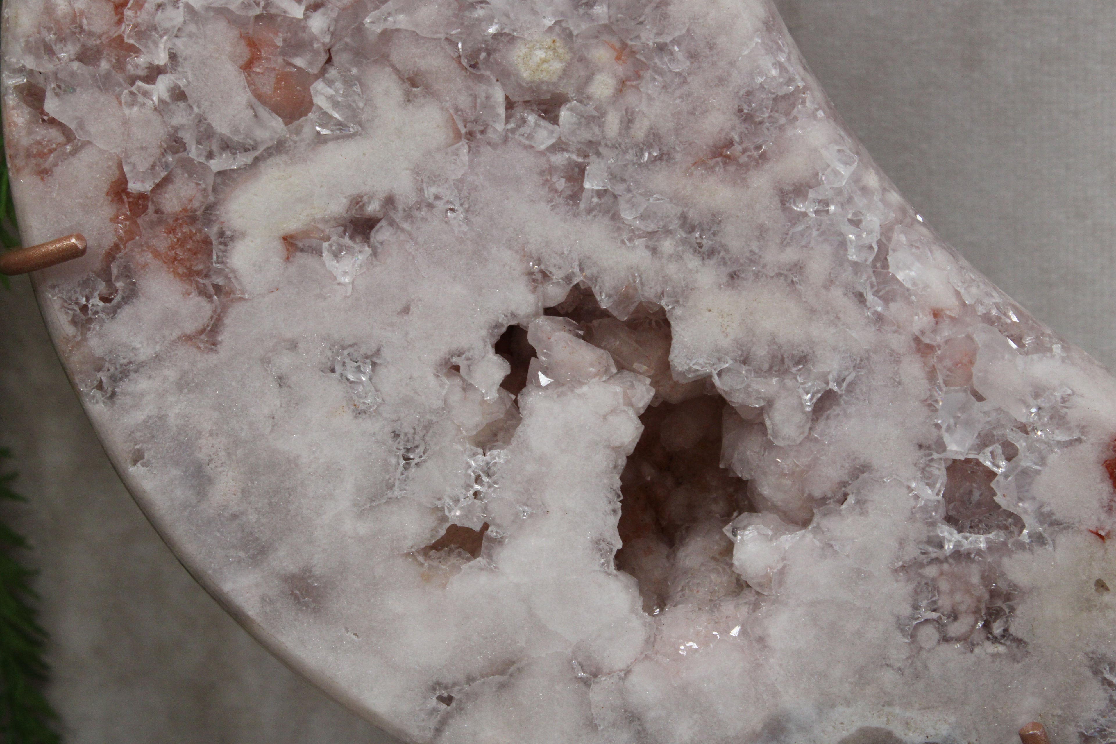 Roze amethist maan  #1647