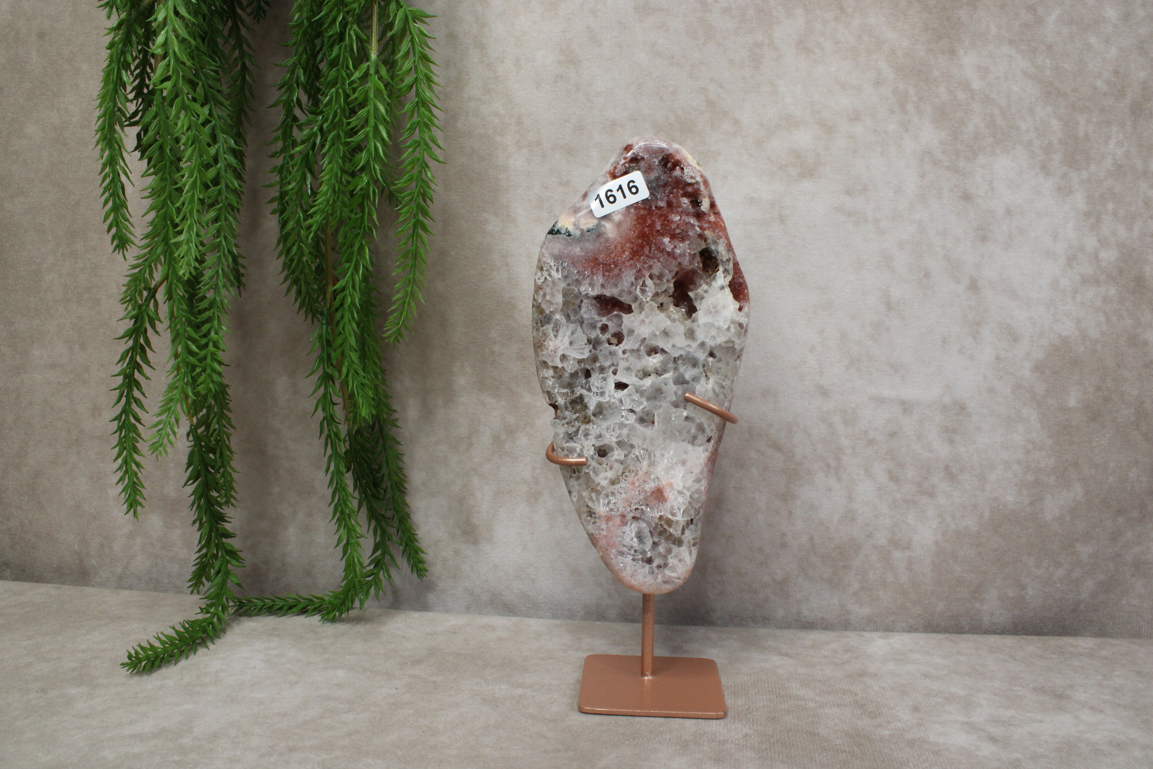 Roze amethist slab #1616