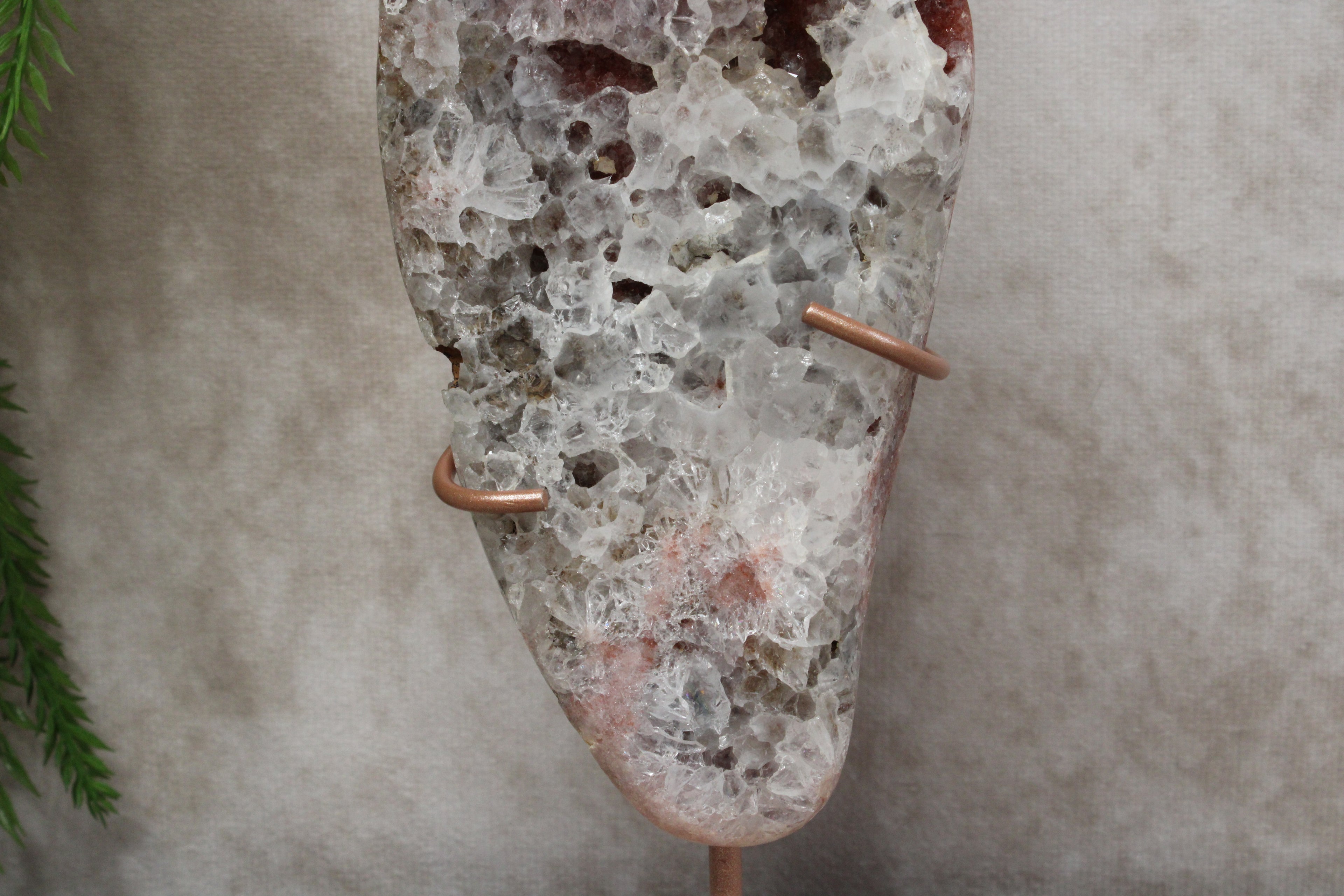 Roze amethist slab #1616