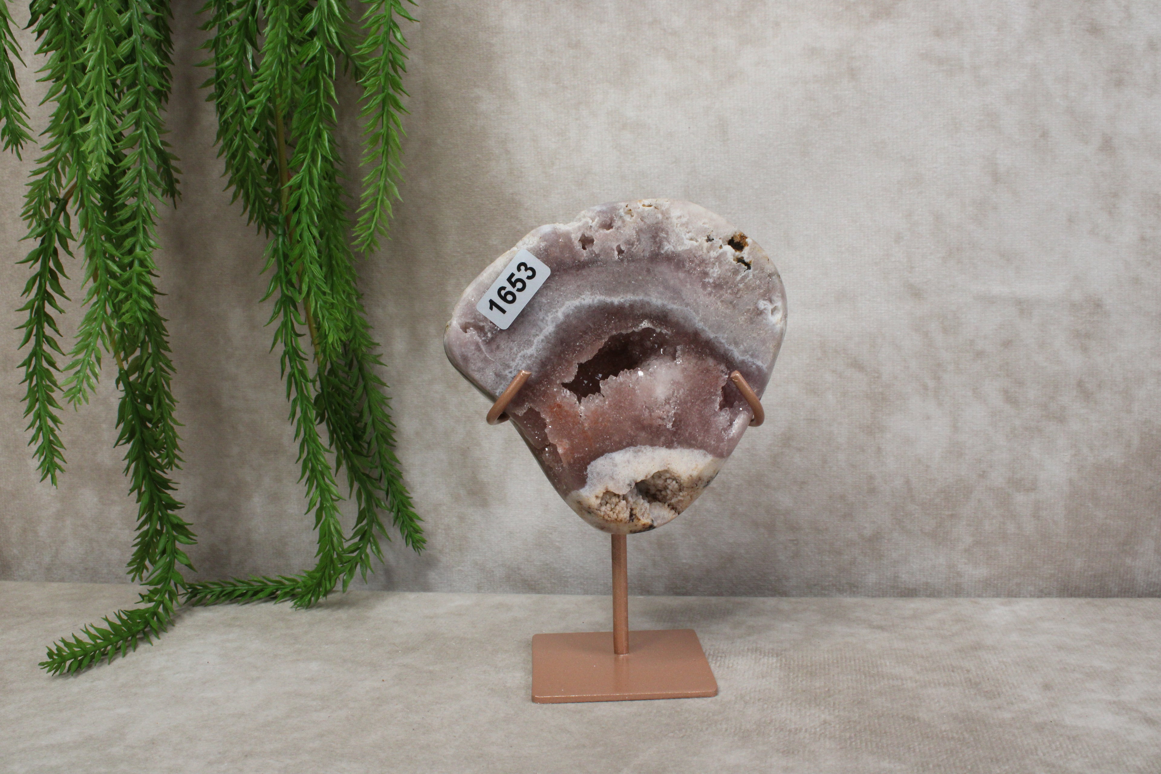 Roze amethist slab #1653