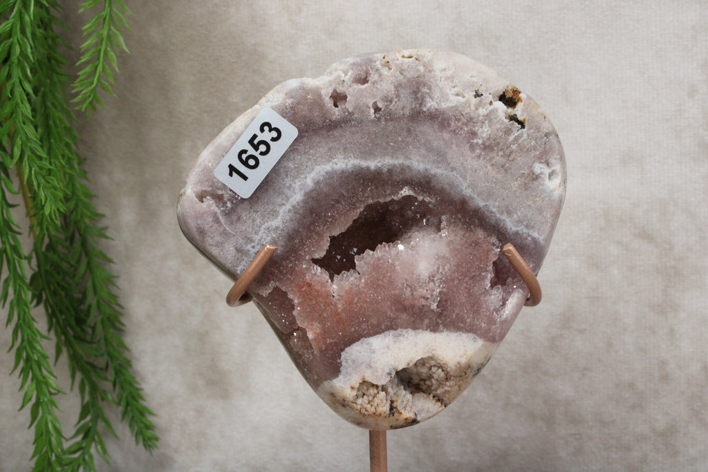 Roze amethist slab #1653