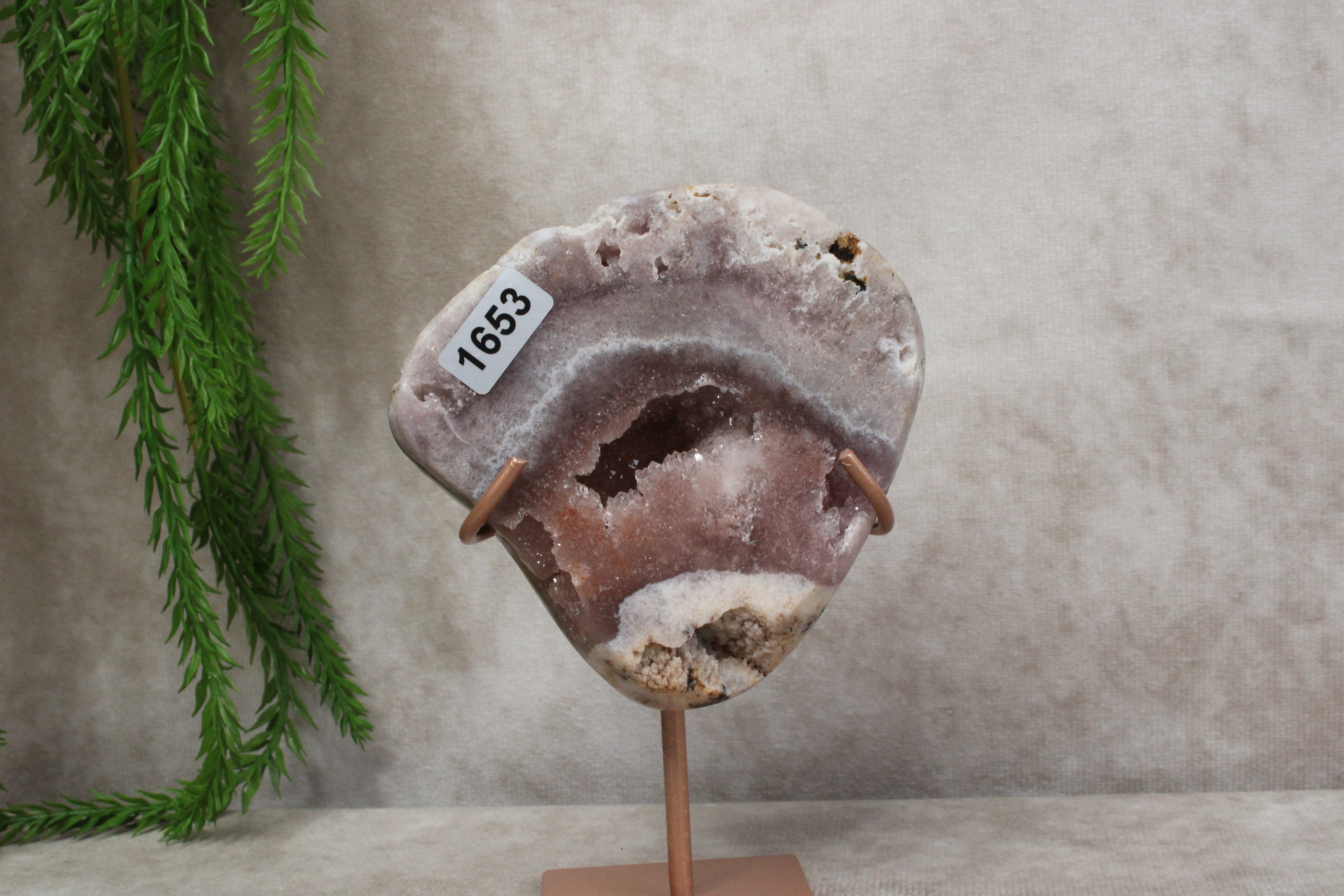 Roze amethist slab #1653