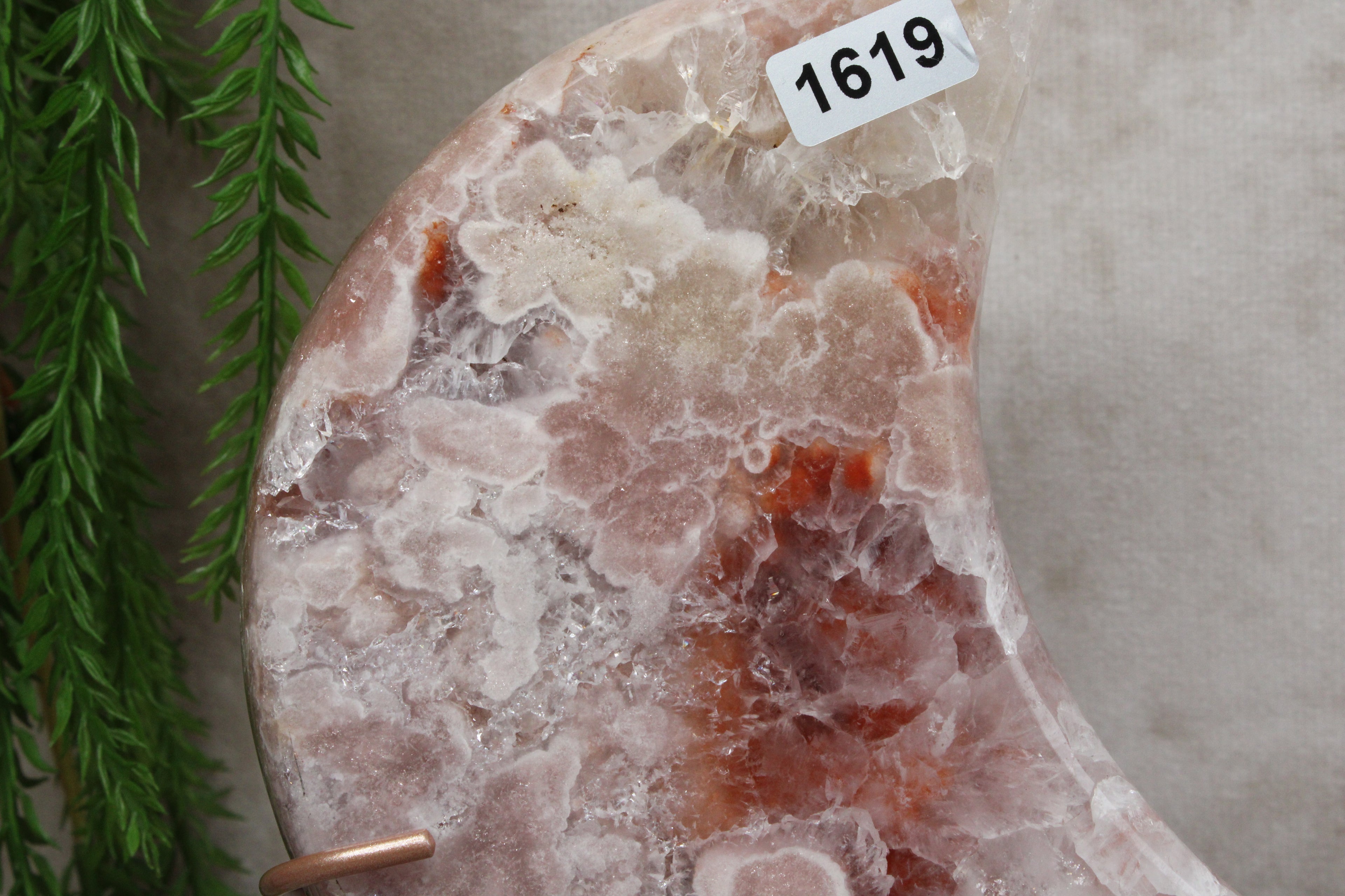 Roze amethist maan #1619