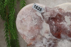 Roze amethist hart #1625