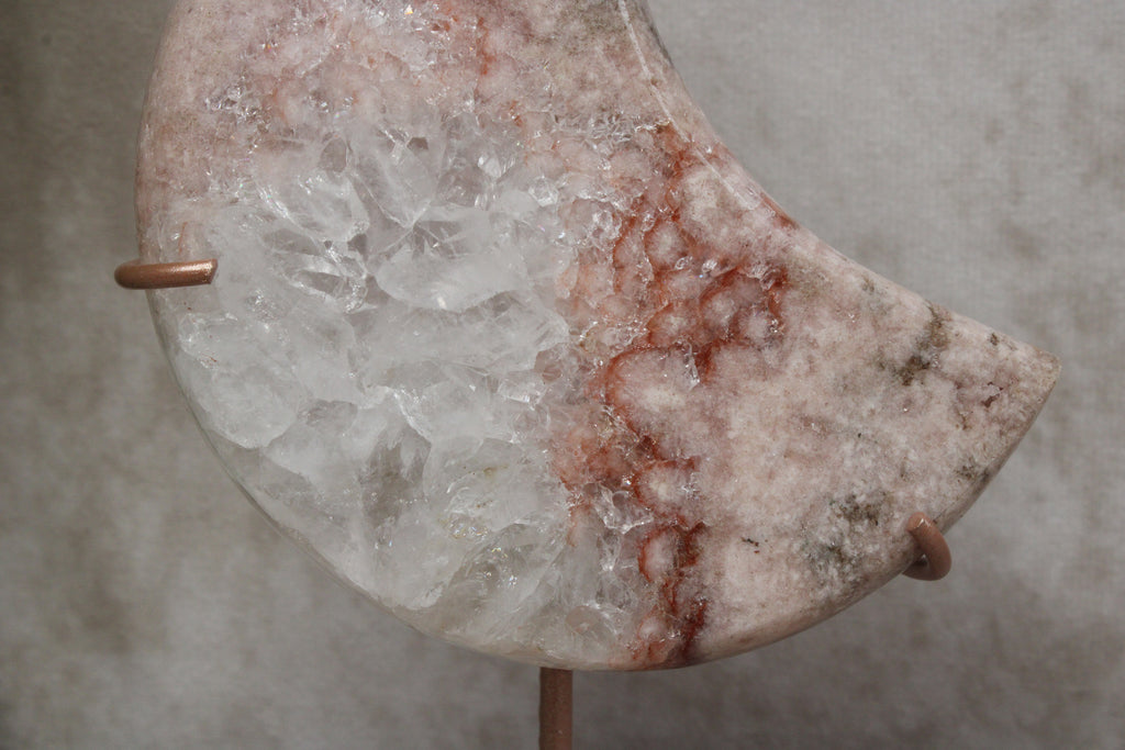 Roze amethist maan #1645