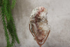 Roze amethist cluster op standaard #1638