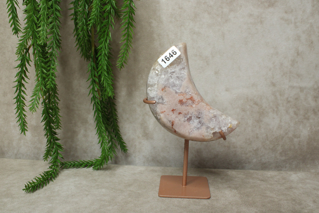 Roze amethist maan #1646