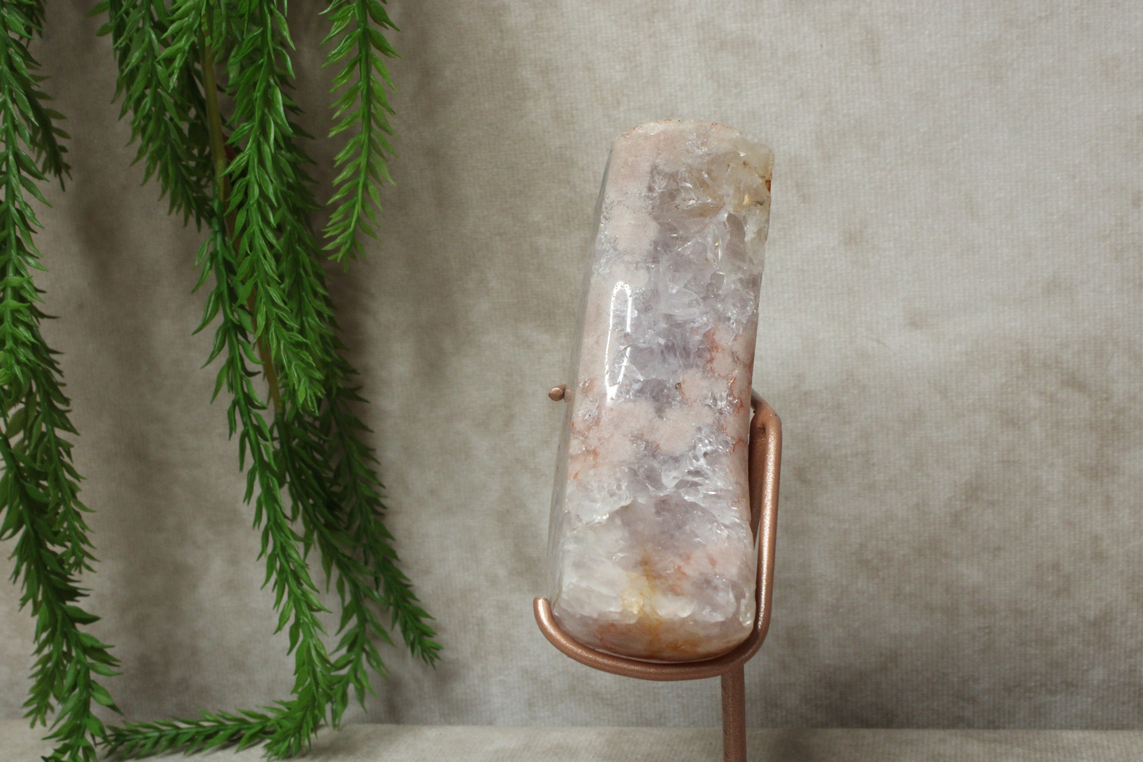 Roze amethist maan #1646