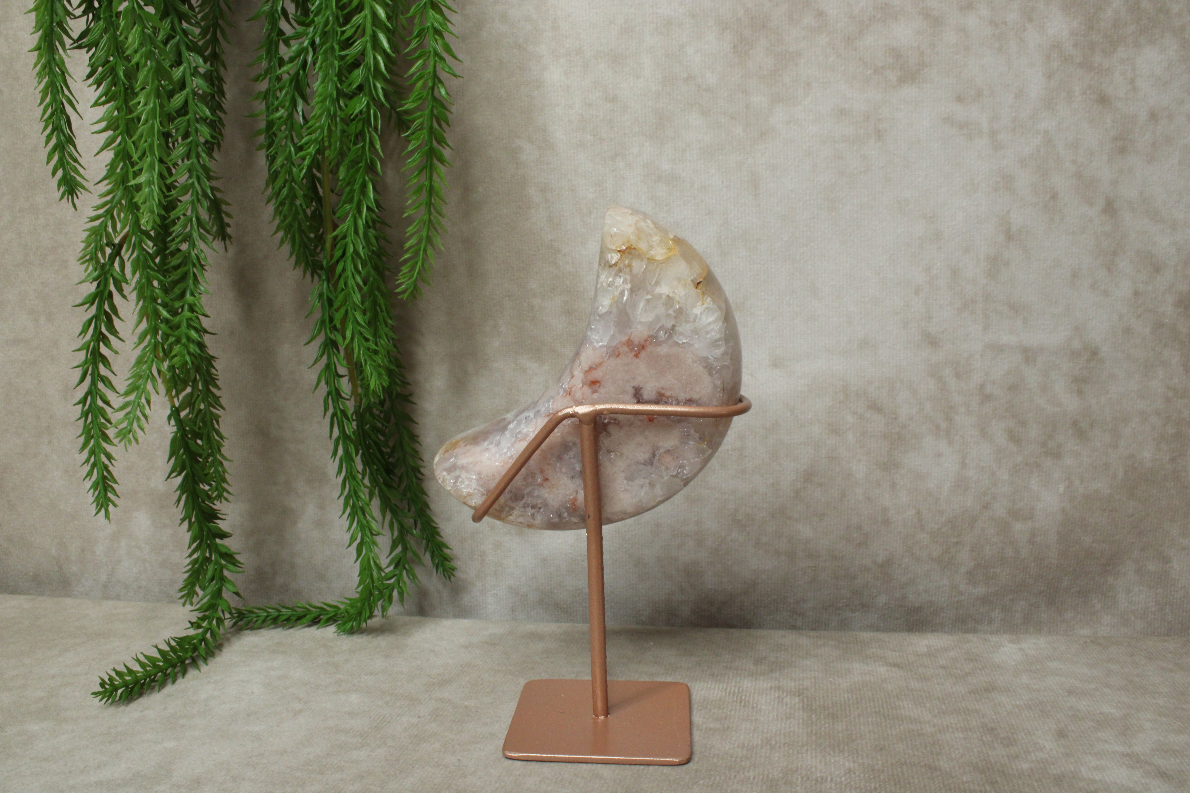 Roze amethist maan #1646