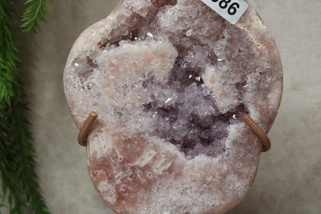 Roze amethist slab #1686