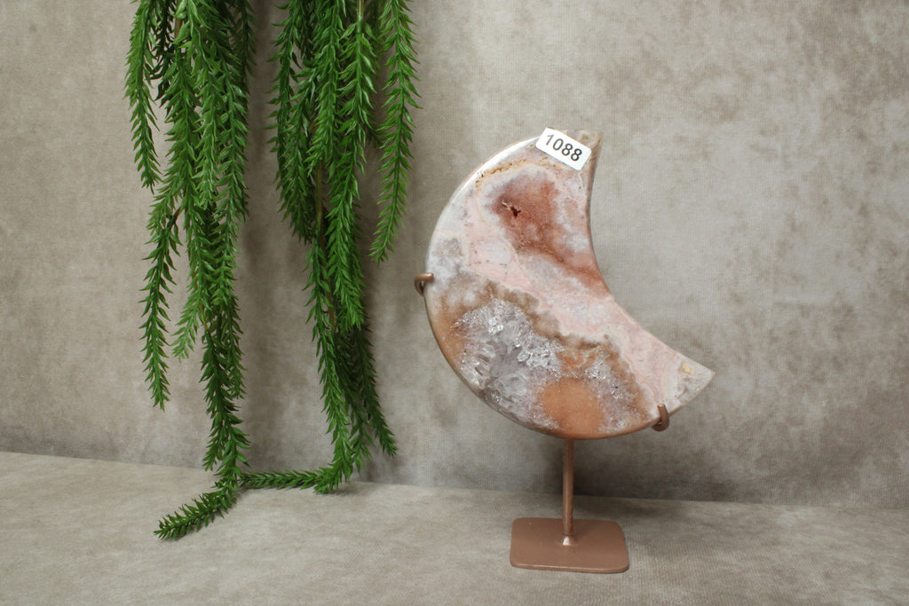 Roze amethist maan #1088