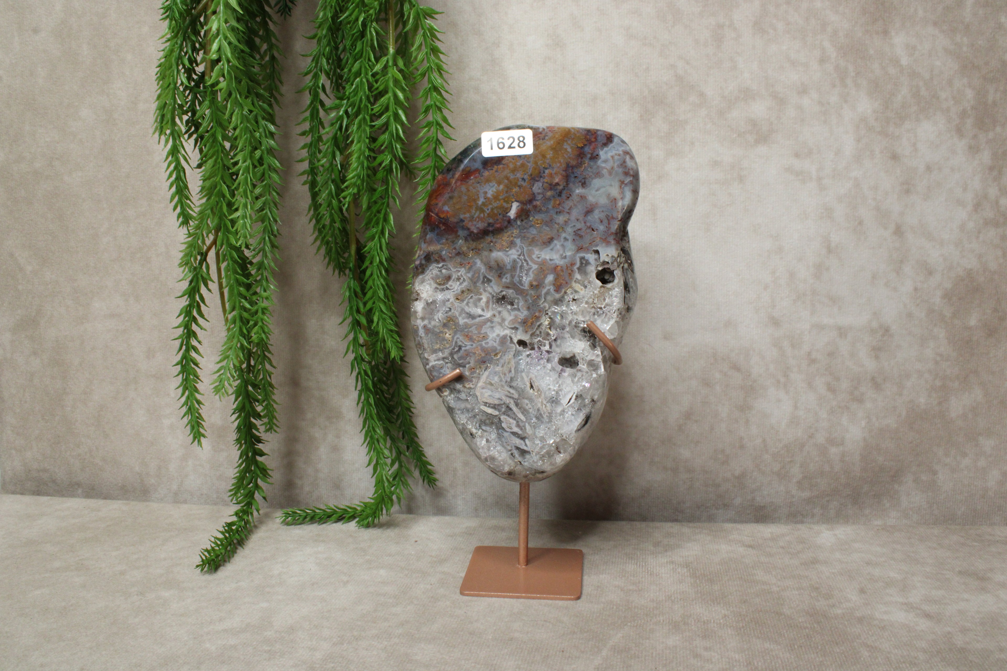 Roze amethist slab #1628