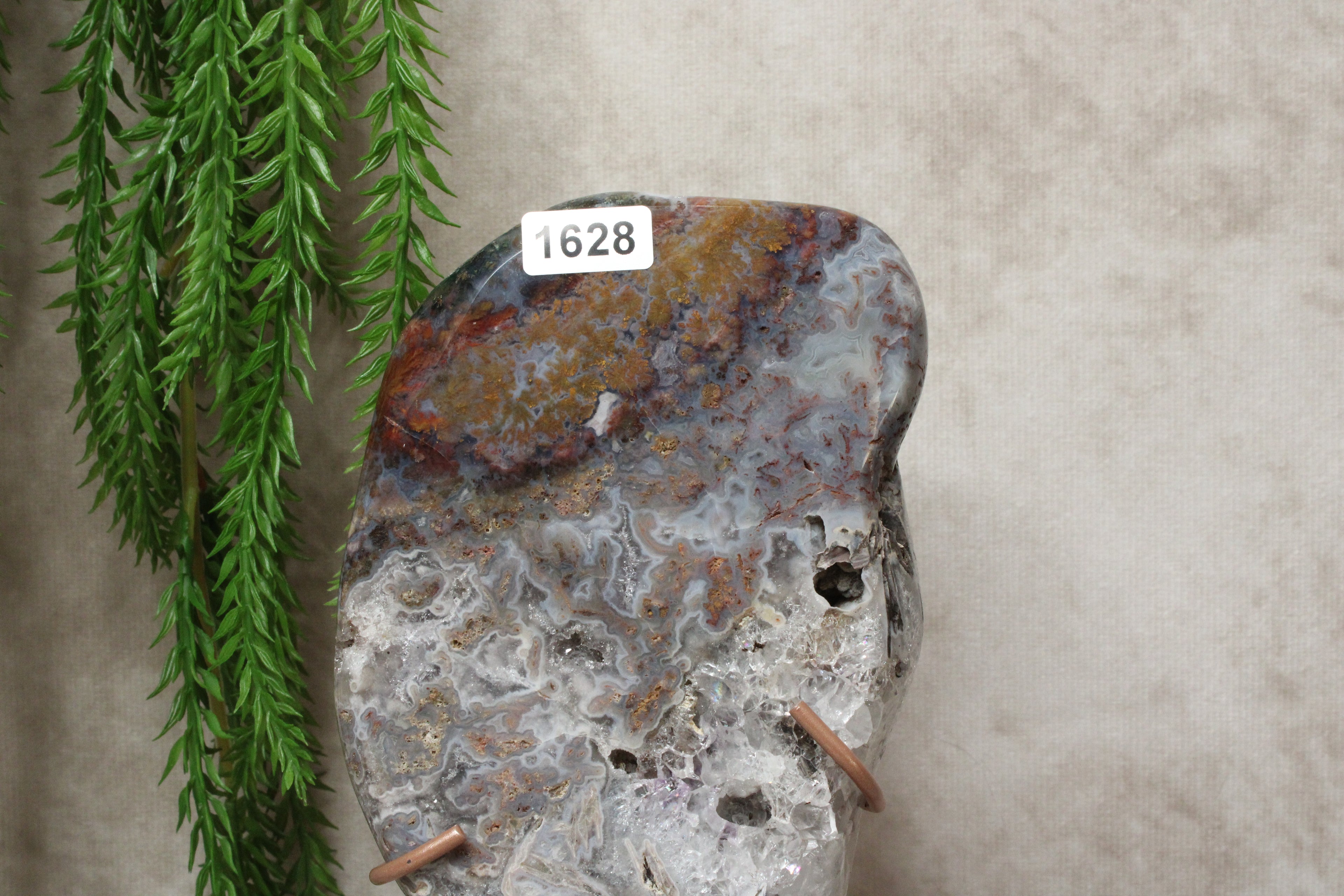 Roze amethist slab #1628