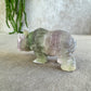 Neushoorn paars groen