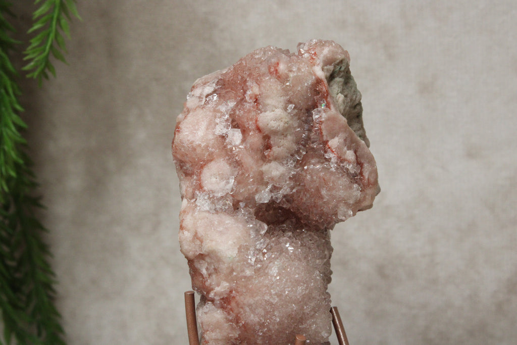 Roze amethist op standaard #1673