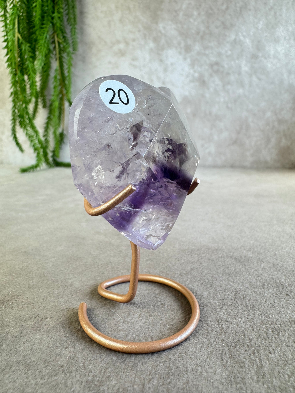 Amethist hartje #20