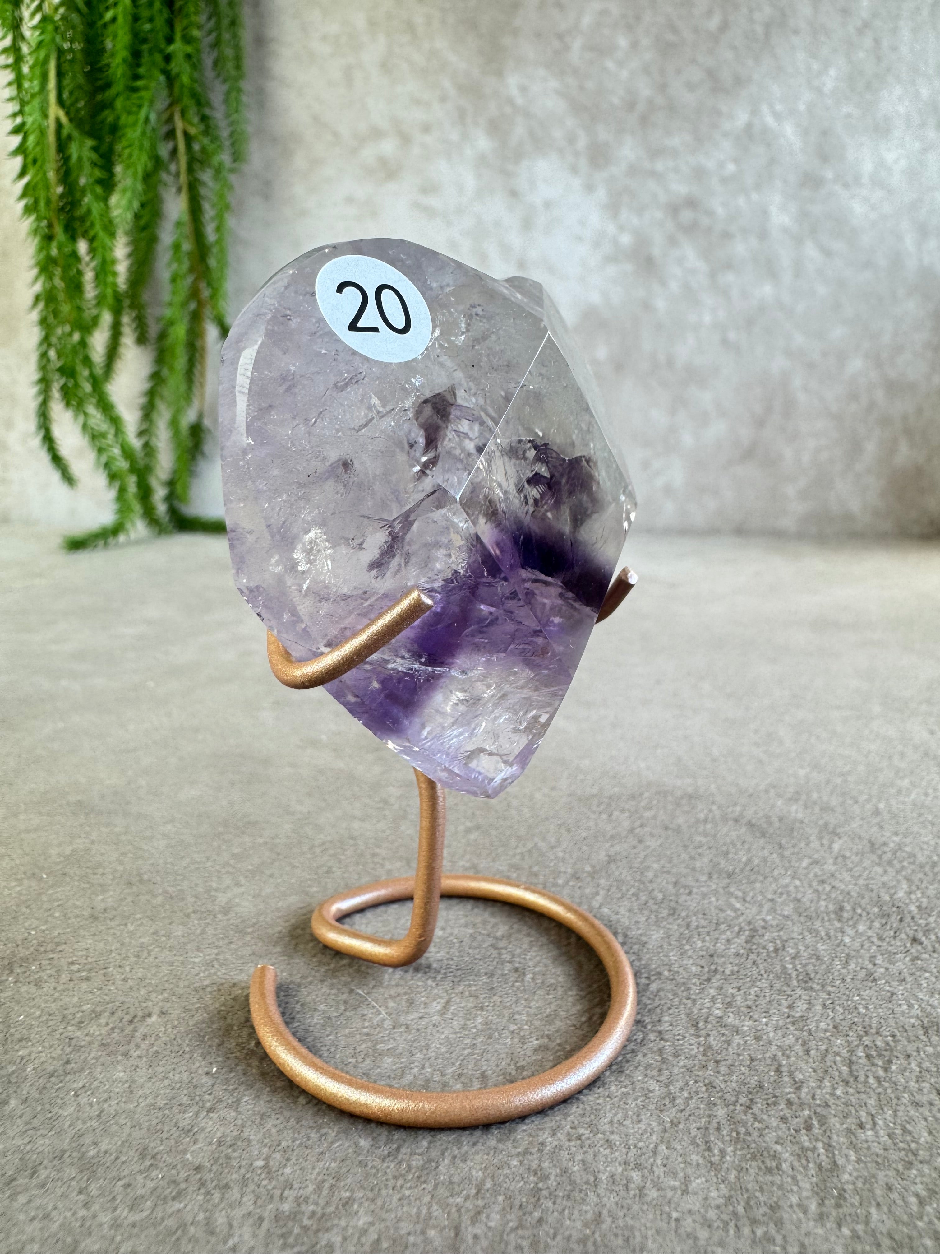 Amethist hartje #20