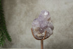 Roze amethist cluster op standaard #1660
