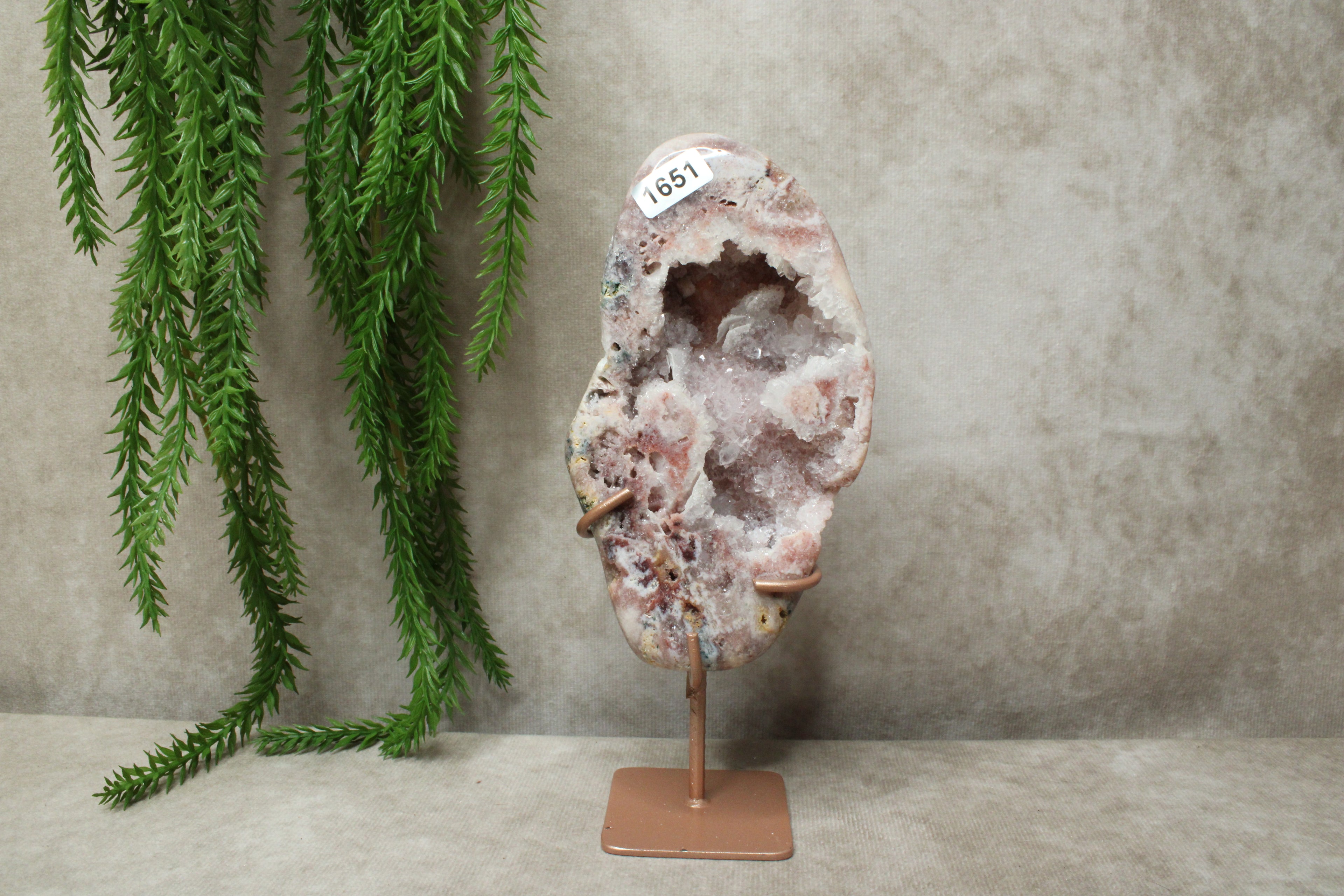 Roze amethist slab #1651