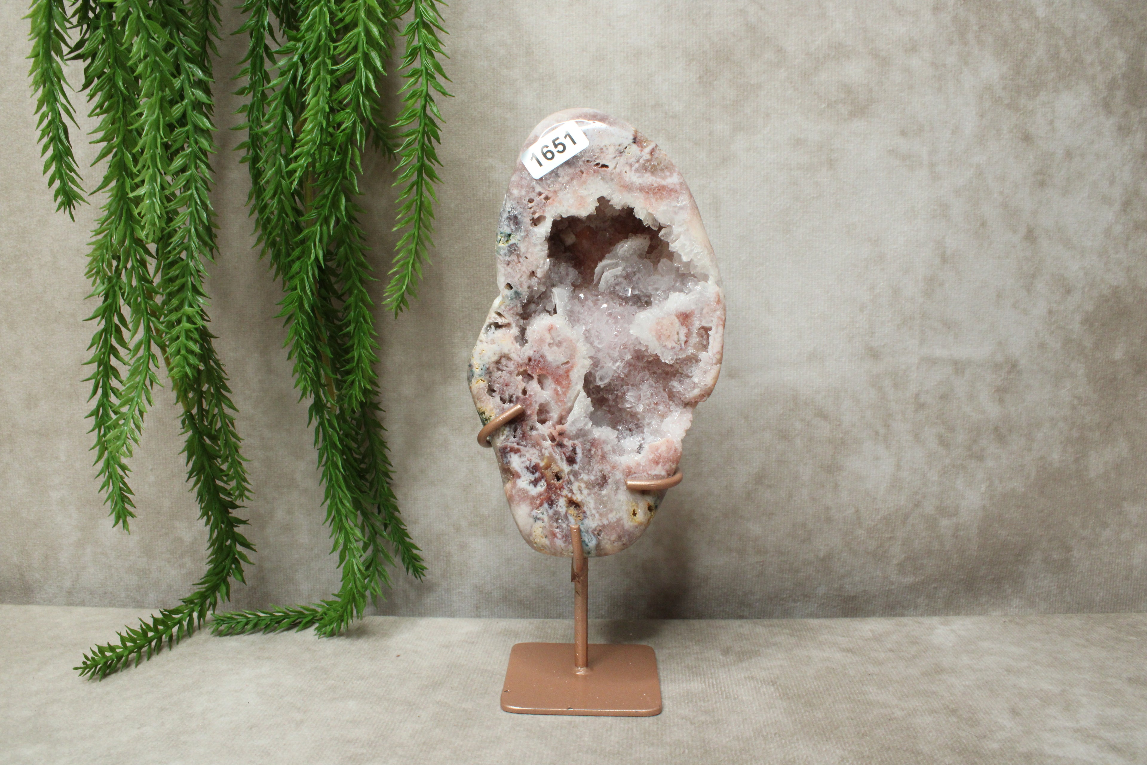 Roze amethist slab #1651