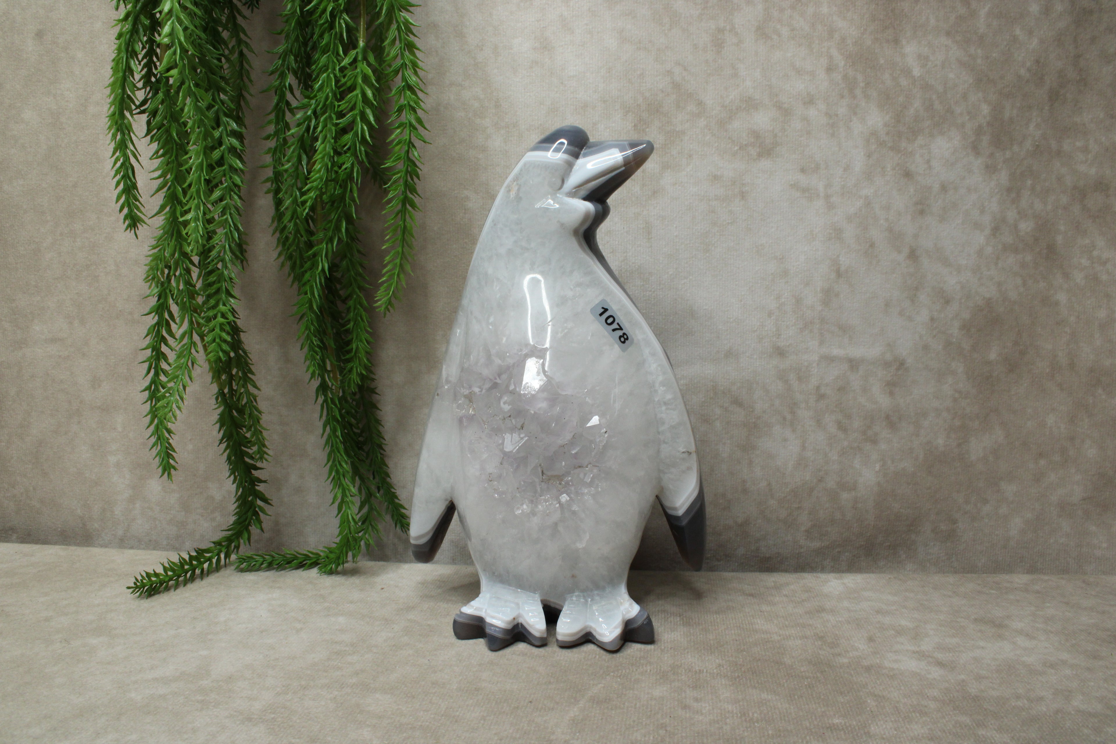 Agaat pinguïn #1078