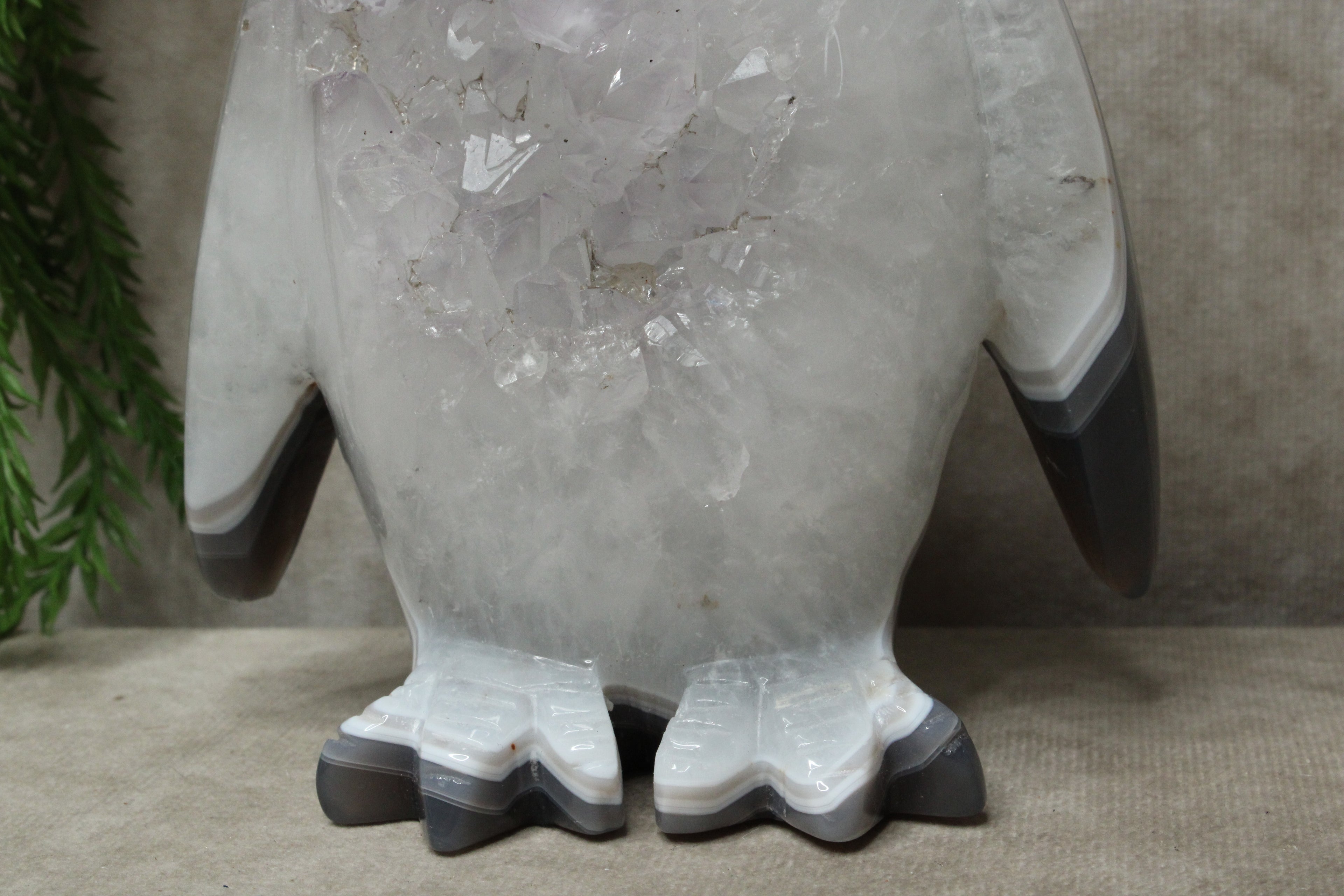 Agaat pinguïn #1078