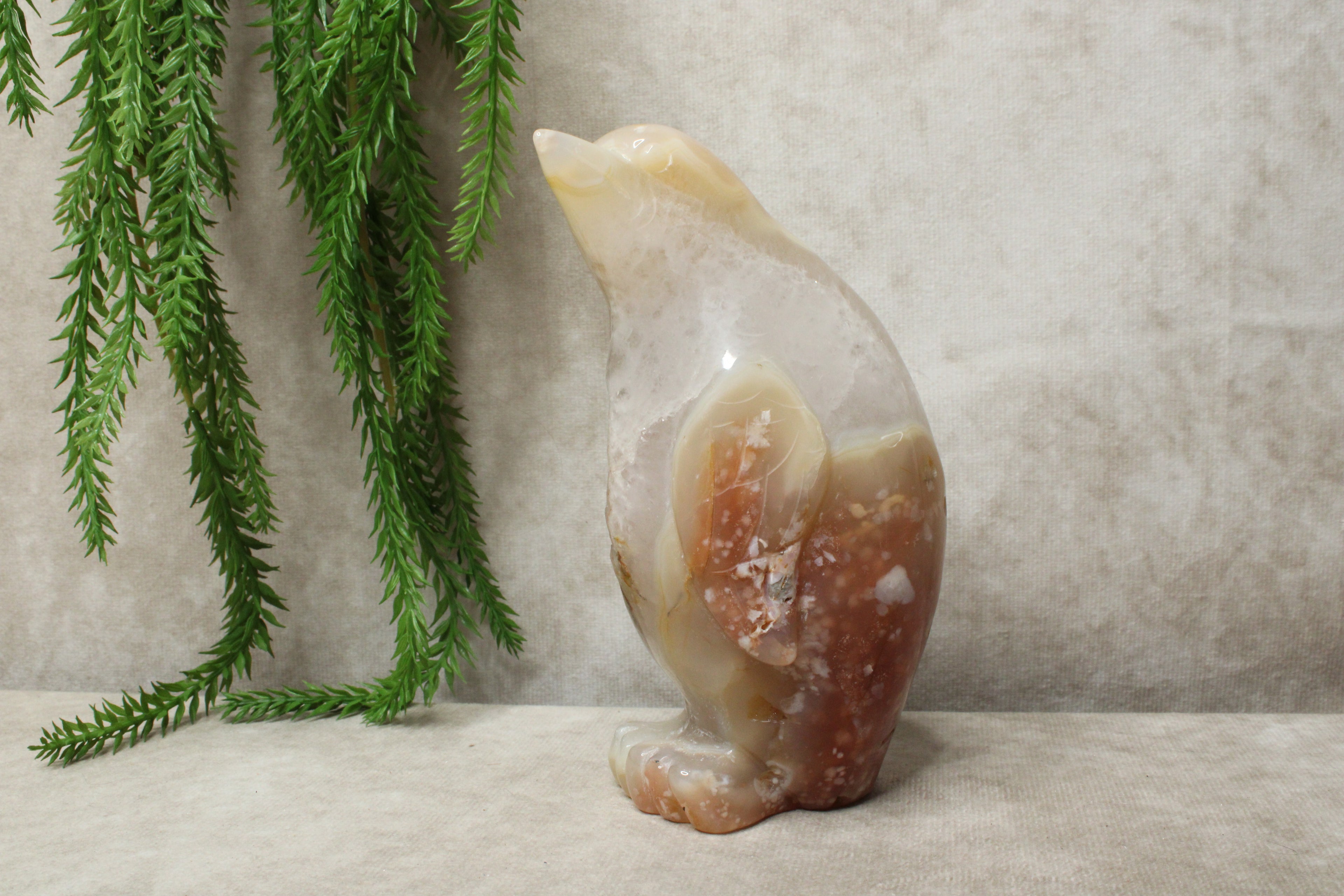 Agaat pinguïn #1072