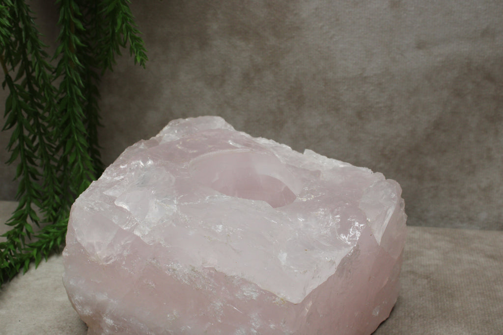 Rozenkwarts waxinelicht